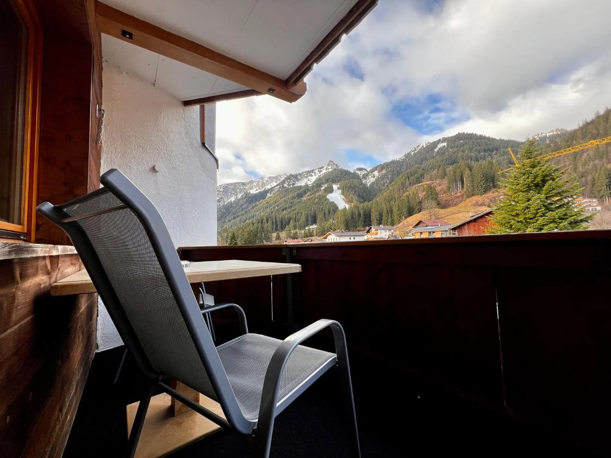 Balcony/Terrace in Wellness Aparthotel "Lechlife" incl Pool - 400m zum LIFT