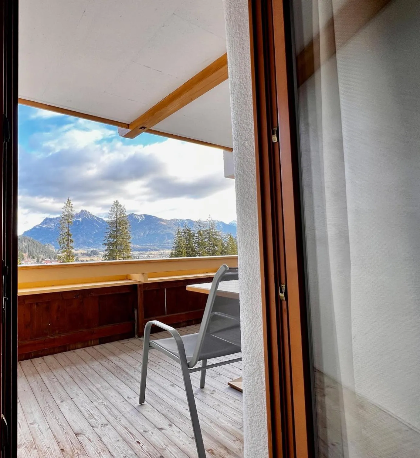 Balcony/Terrace in Wellness Aparthotel "Lechlife" incl Pool - 400m zum LIFT