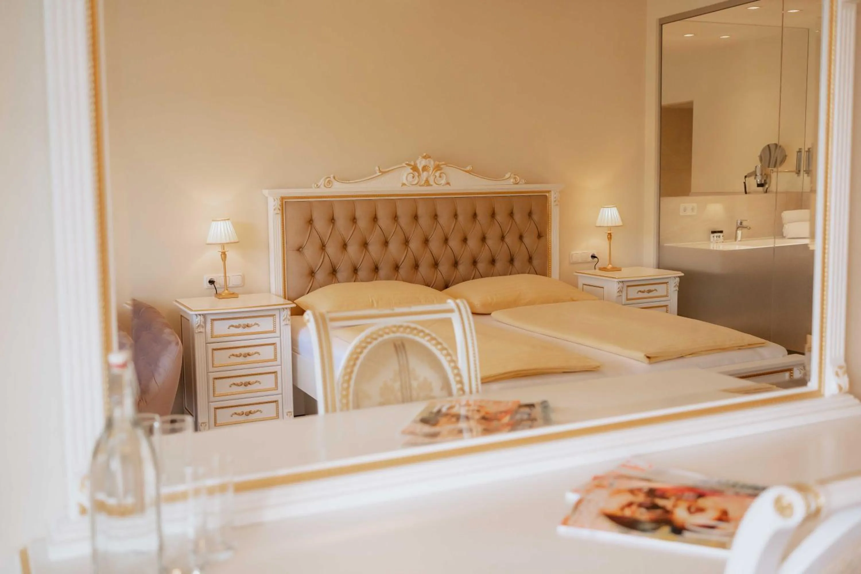 Bed in Schlössl Hotel Kindl