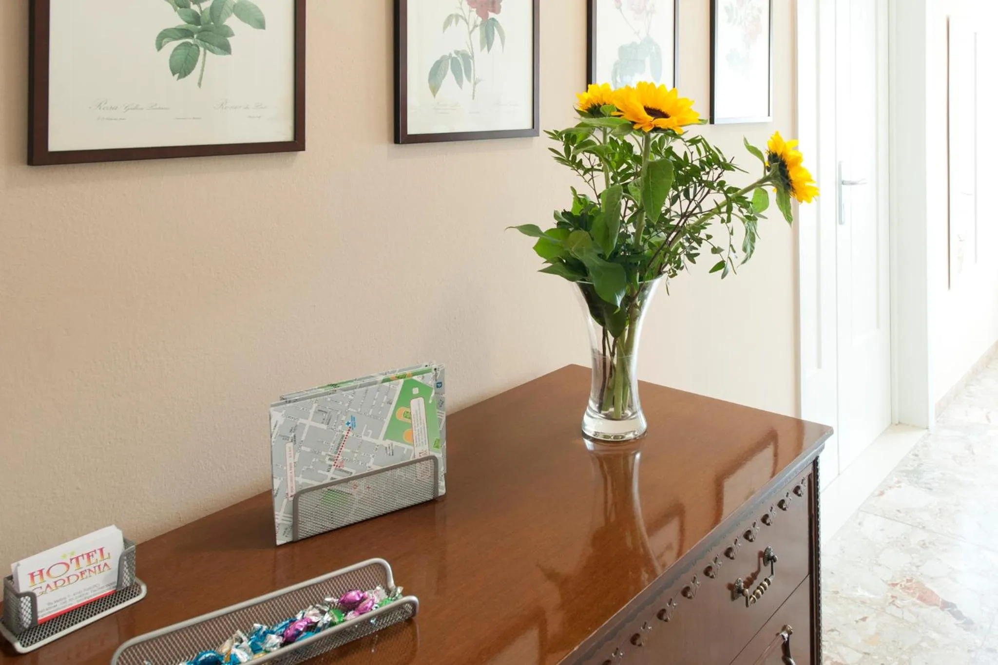 Decorative detail in Gardenia Guest House