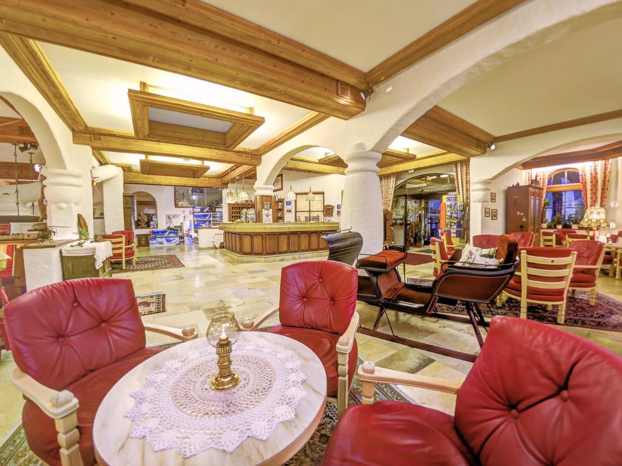 Lobby or reception in Hotel Glocknerhof