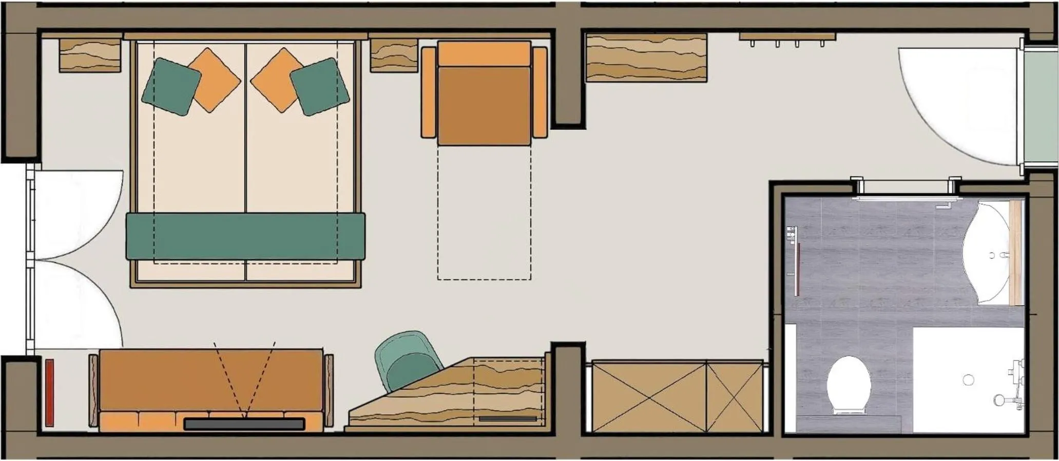 Floor plan in Hotel Glocknerhof