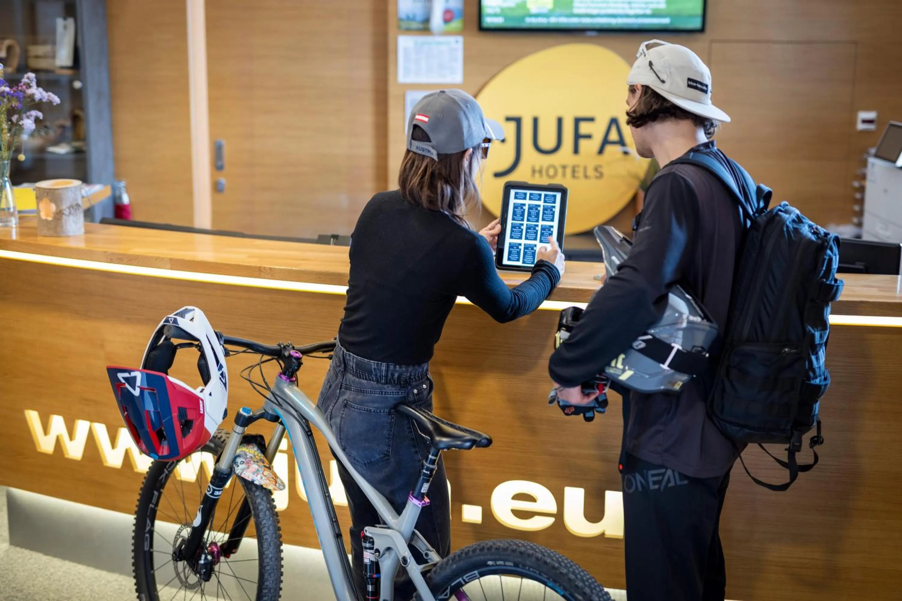 Lobby or reception in JUFA Hotel Schladming