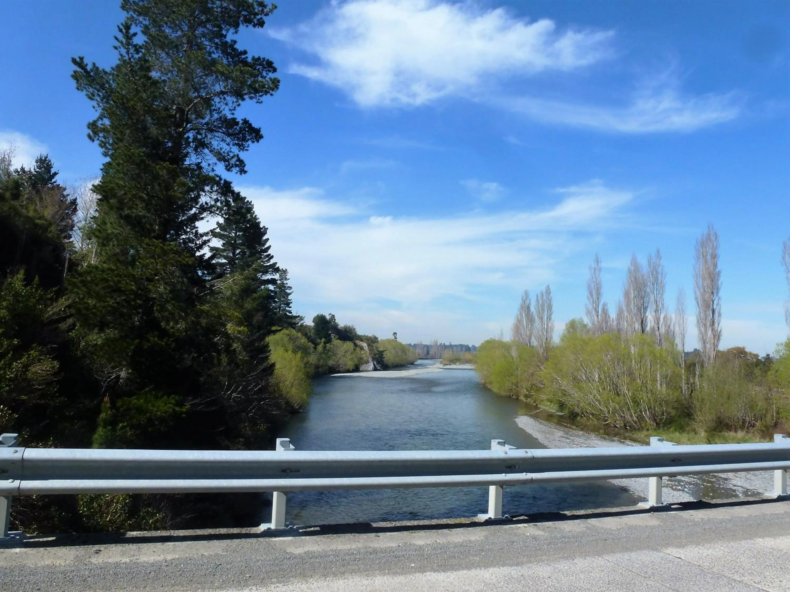 River view in Ashley Gorge Holiday Park