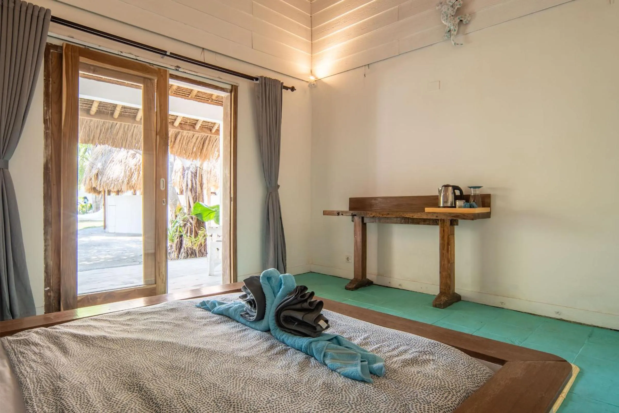 Bed in Tiki Boutique Hotel Spa Lombok