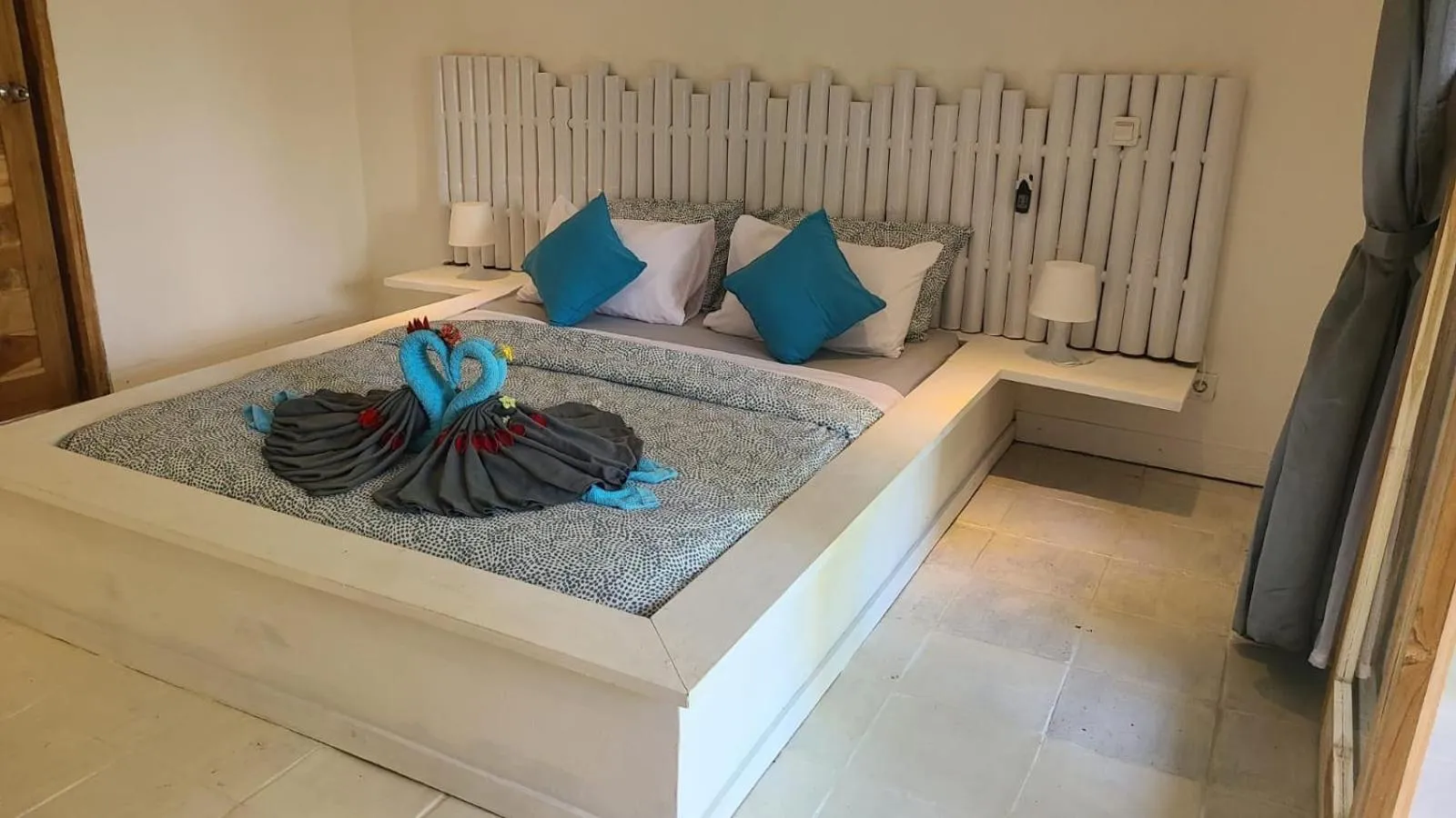 Bed in Tiki Boutique Hotel Spa Lombok