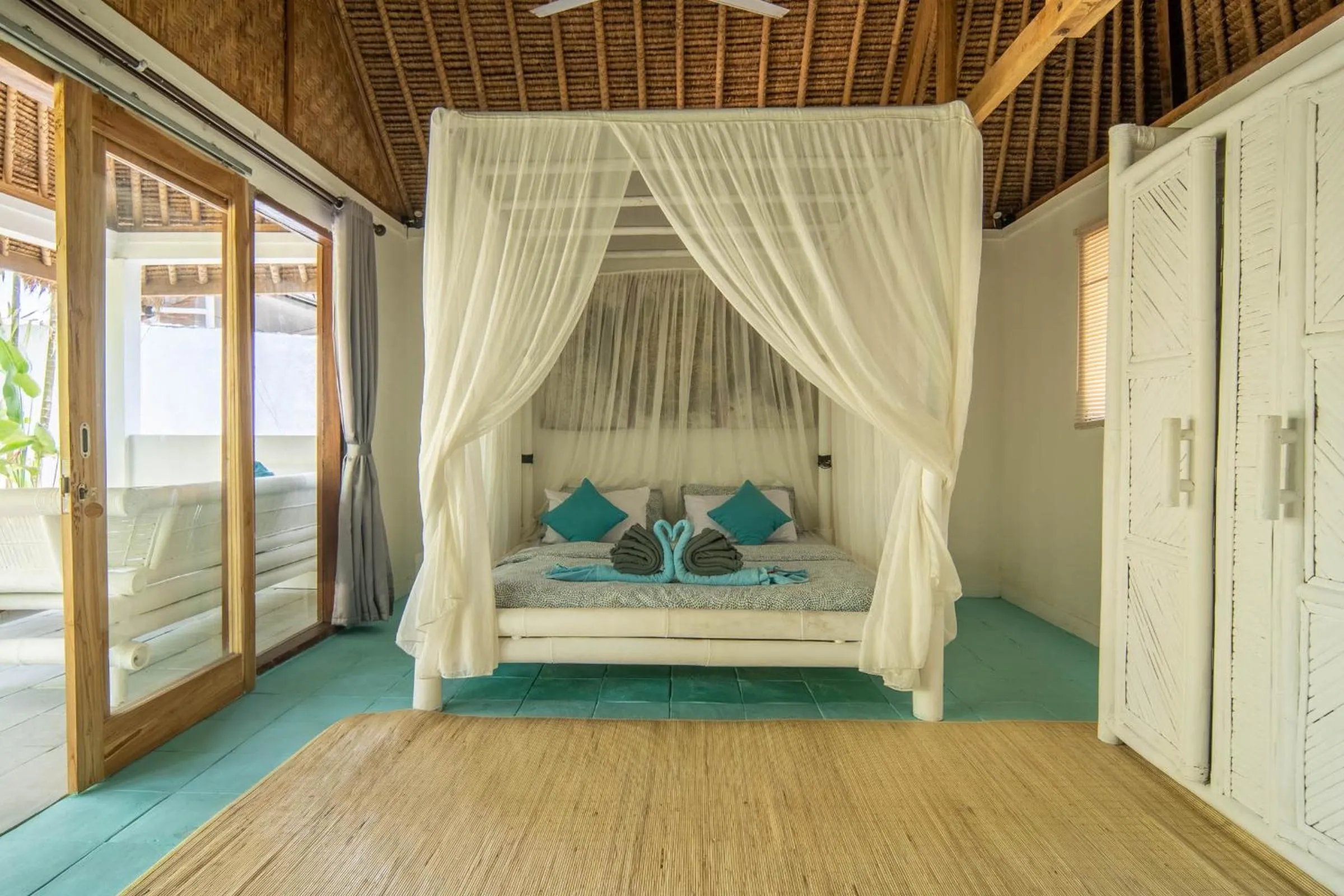 Bed in Tiki Boutique Hotel Spa Lombok