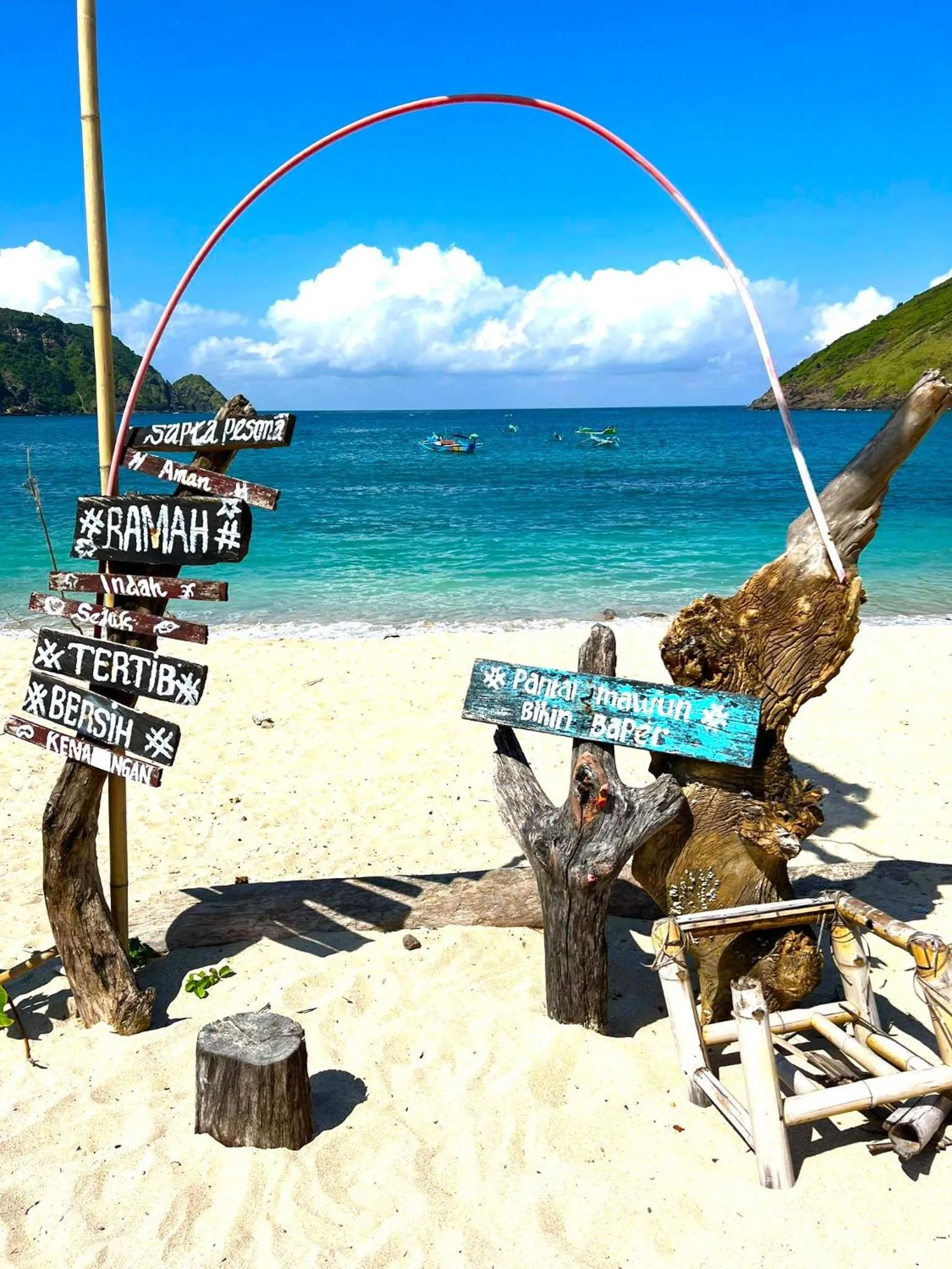 Sea view in Tiki Boutique Hotel Spa Lombok