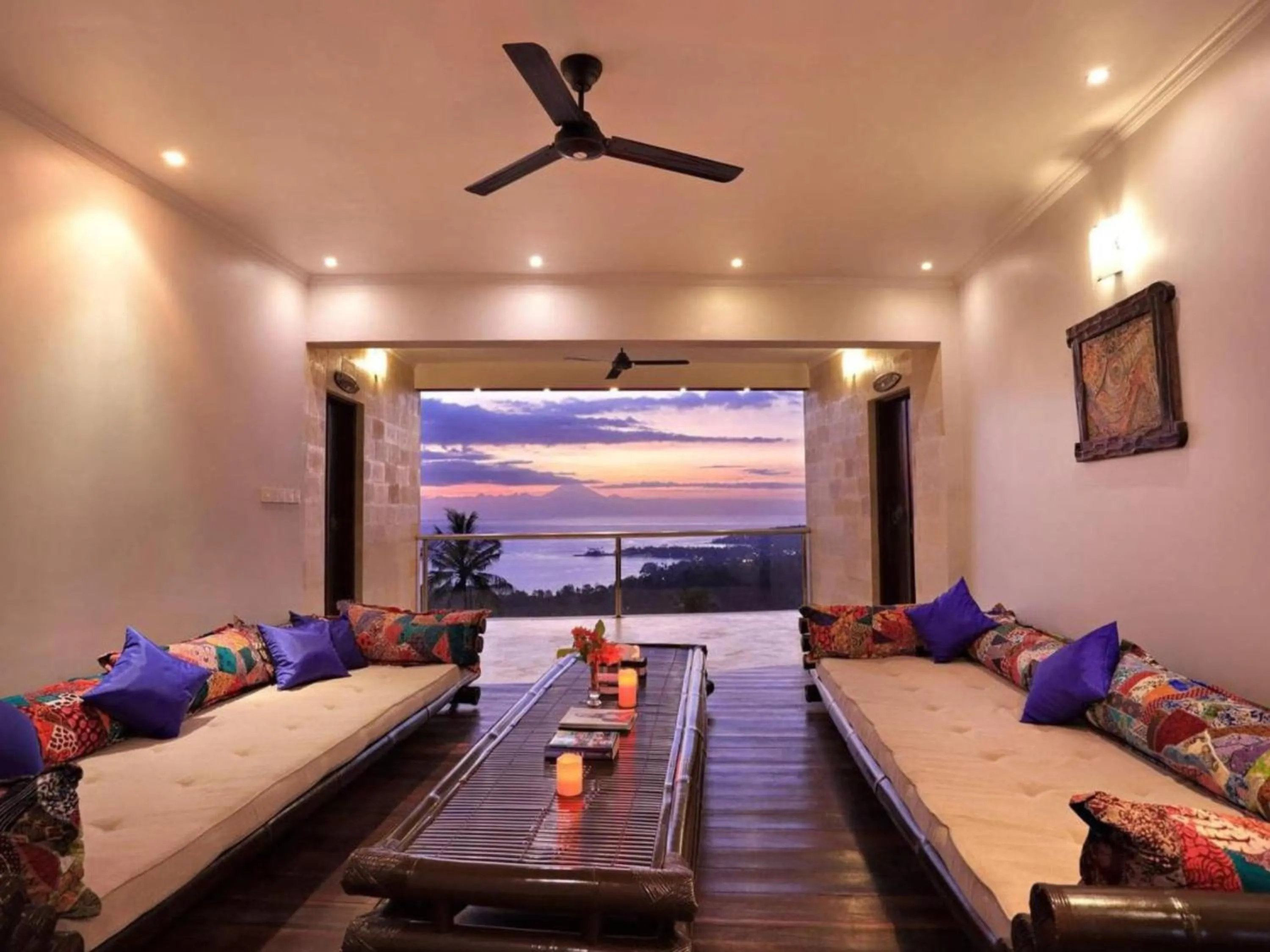 Lobby or reception, Bed in Villa Umbrella Lombok