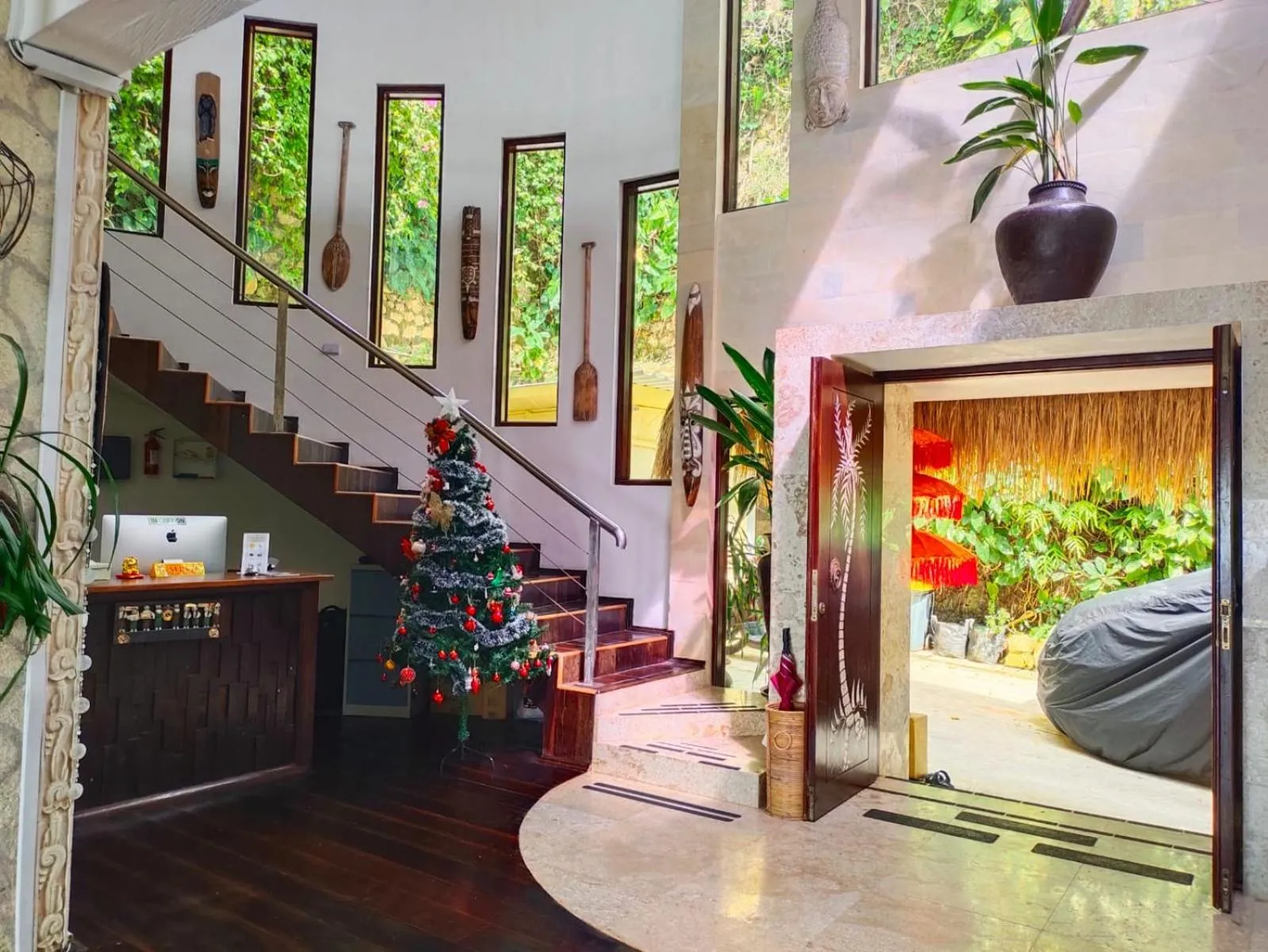 Lobby or reception in Villa Umbrella Lombok