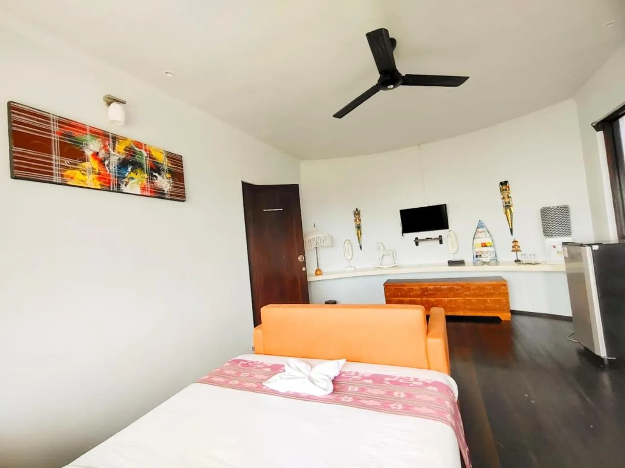 Bed in Villa Umbrella Lombok