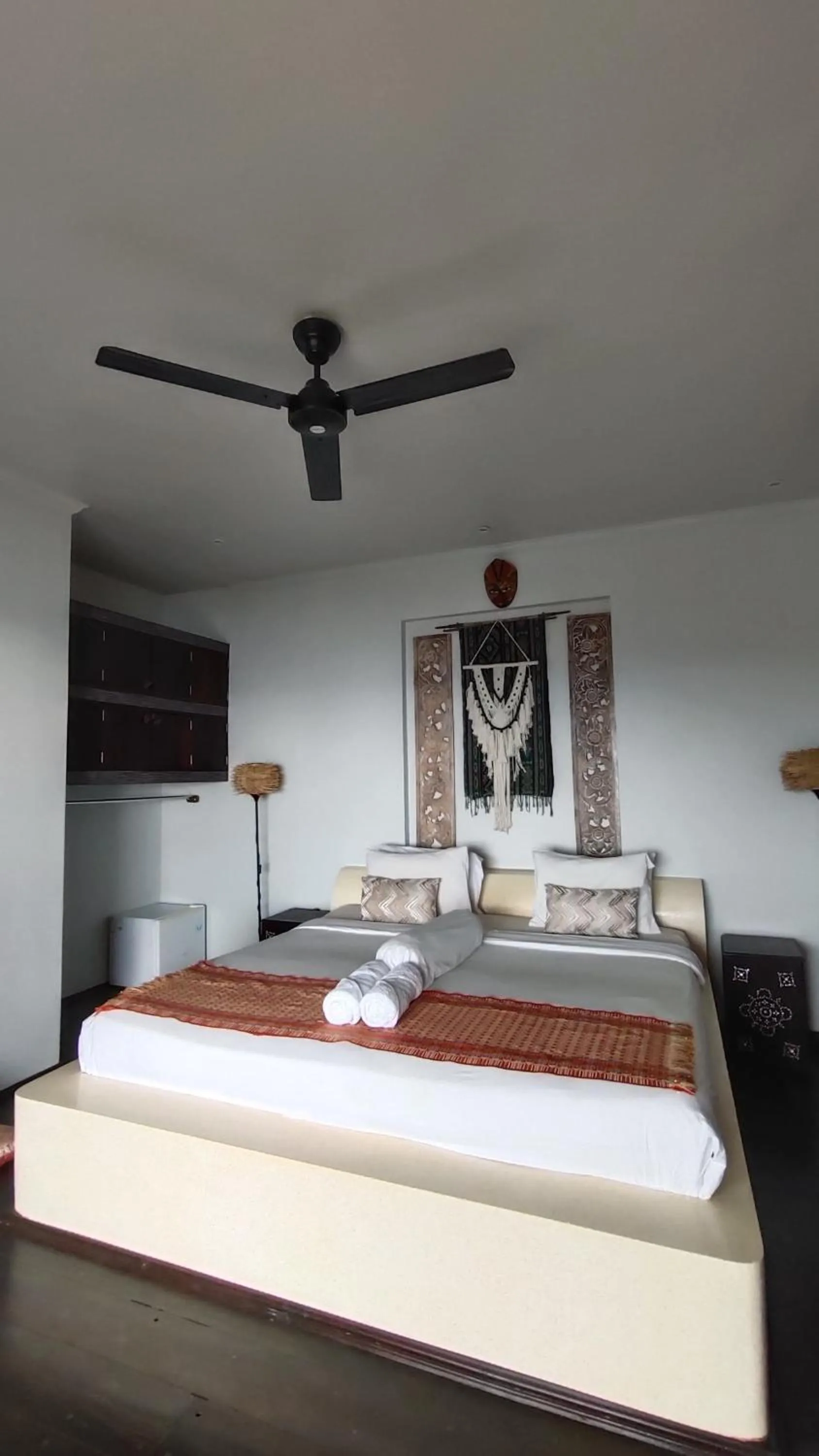 Bed in Villa Umbrella Lombok