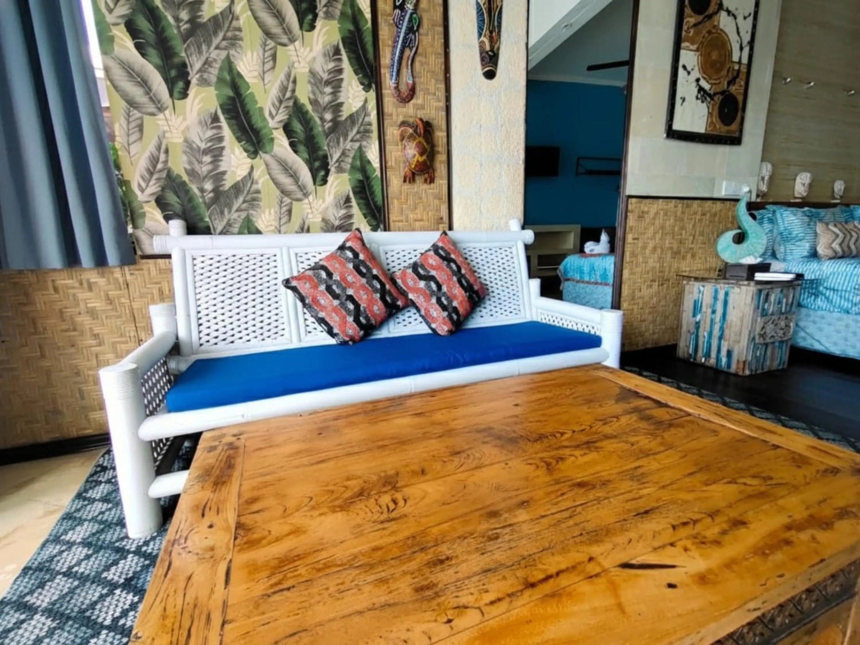 Living room in Villa Umbrella Lombok