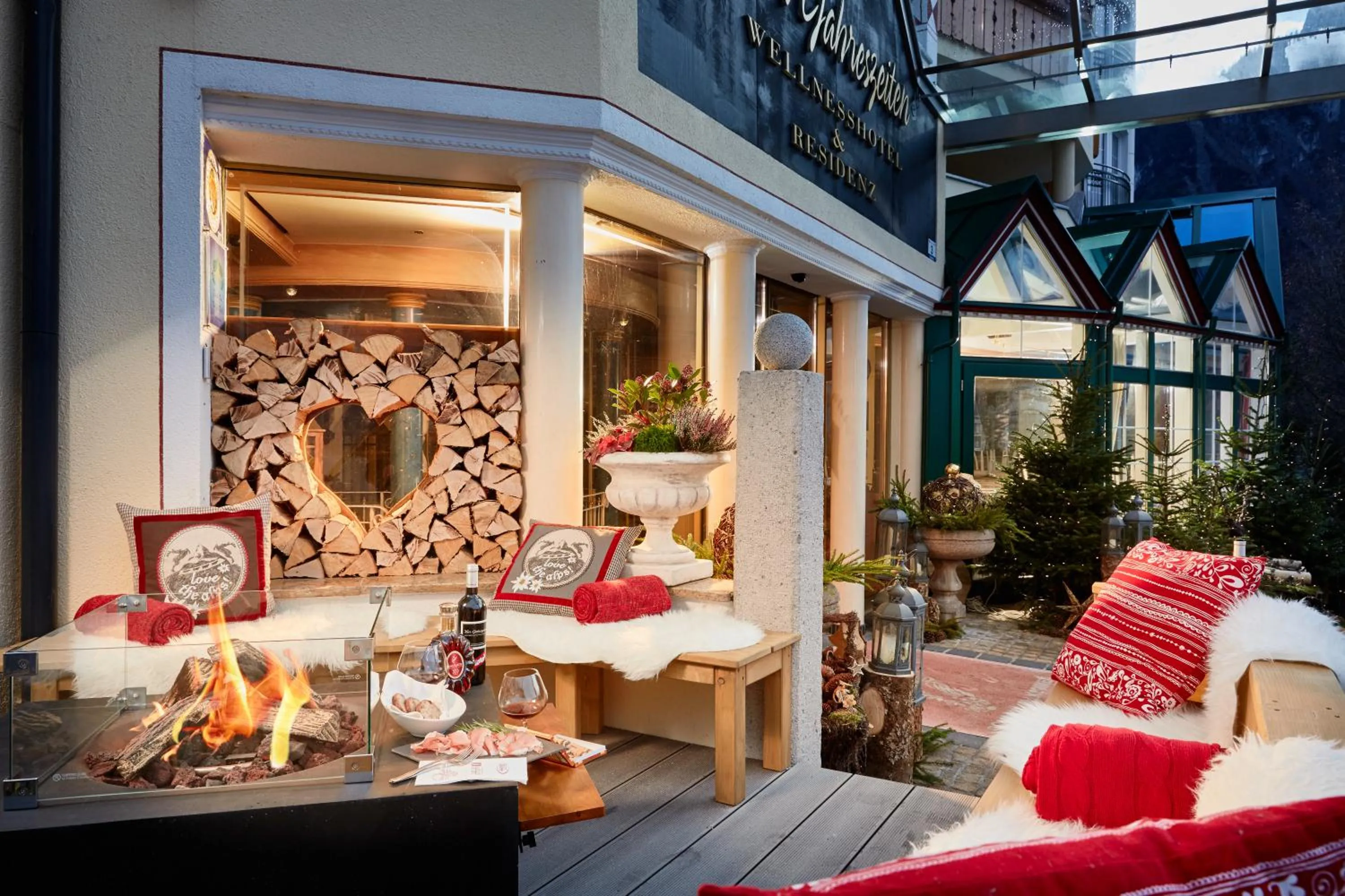 Decorative detail in Vier Jahreszeiten Wellnessresort Achensee