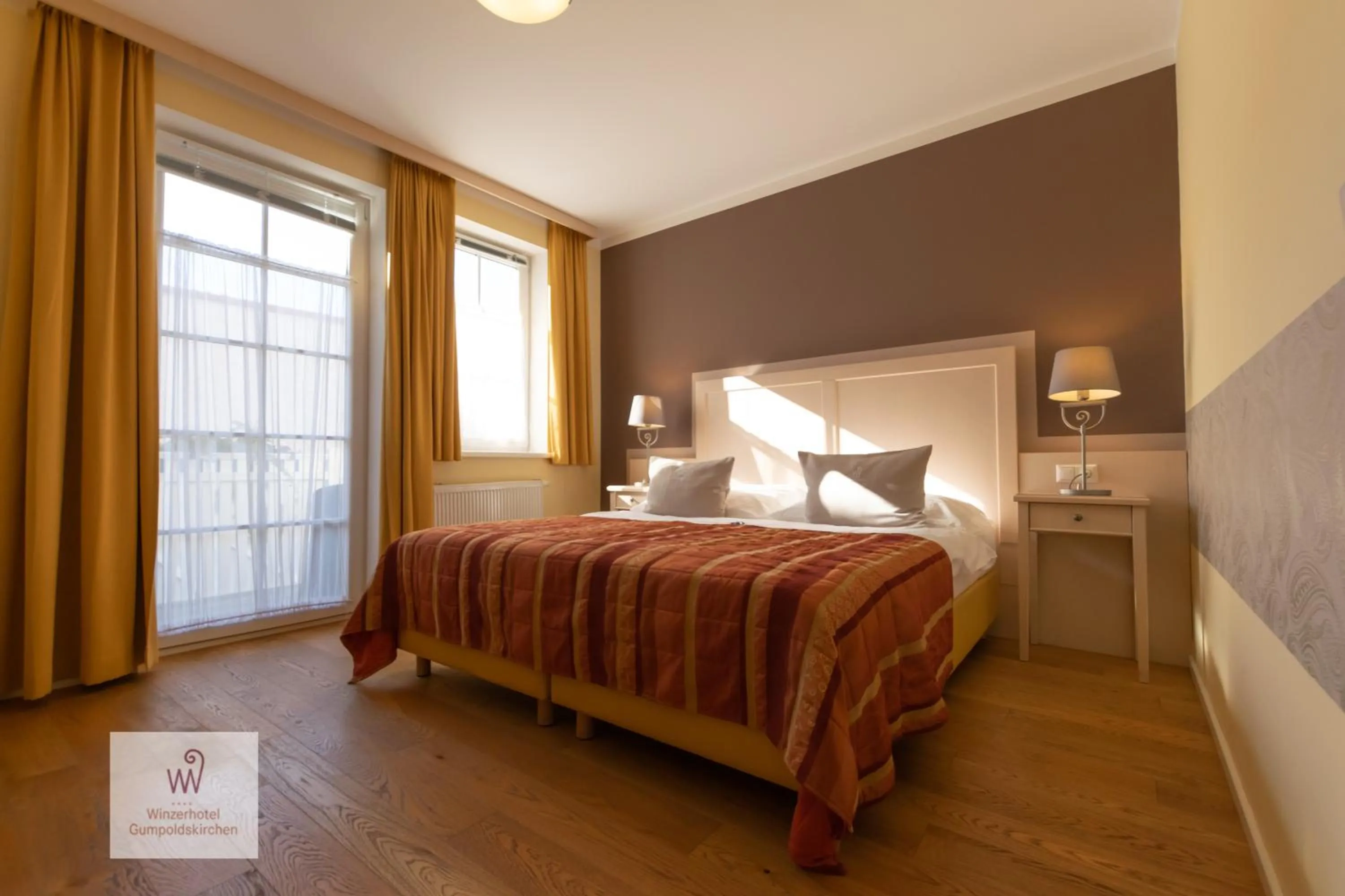 Bed in Winzerhotel Gumpoldskirchen