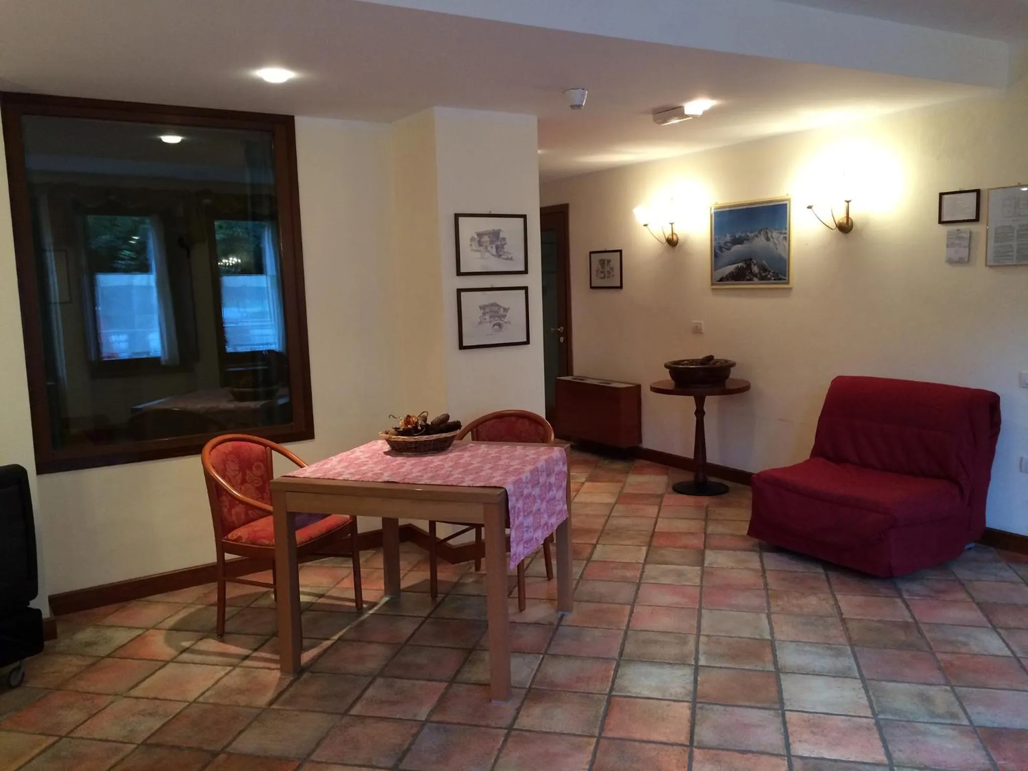 Living room in R.T.A. Hotel Monte Rosa