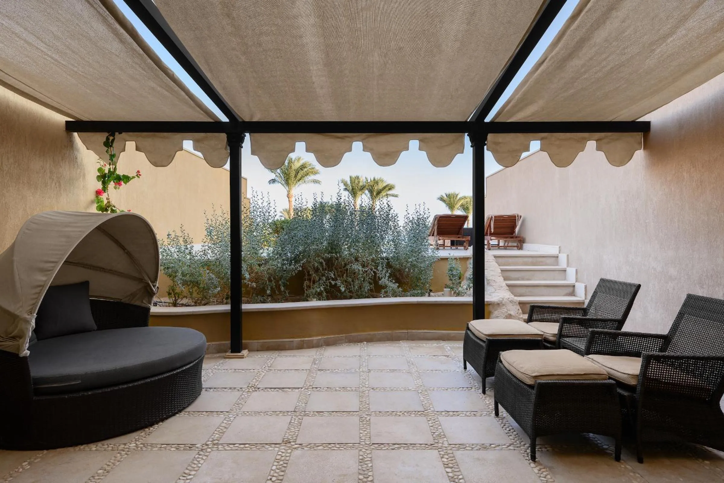 Balcony/Terrace in The Makadi Spa Hotel - Couples Only 18 Years Plus