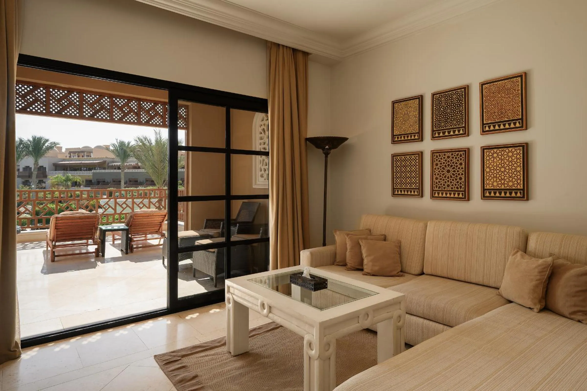 Seating area in The Makadi Spa Hotel - Couples Only 18 Years Plus