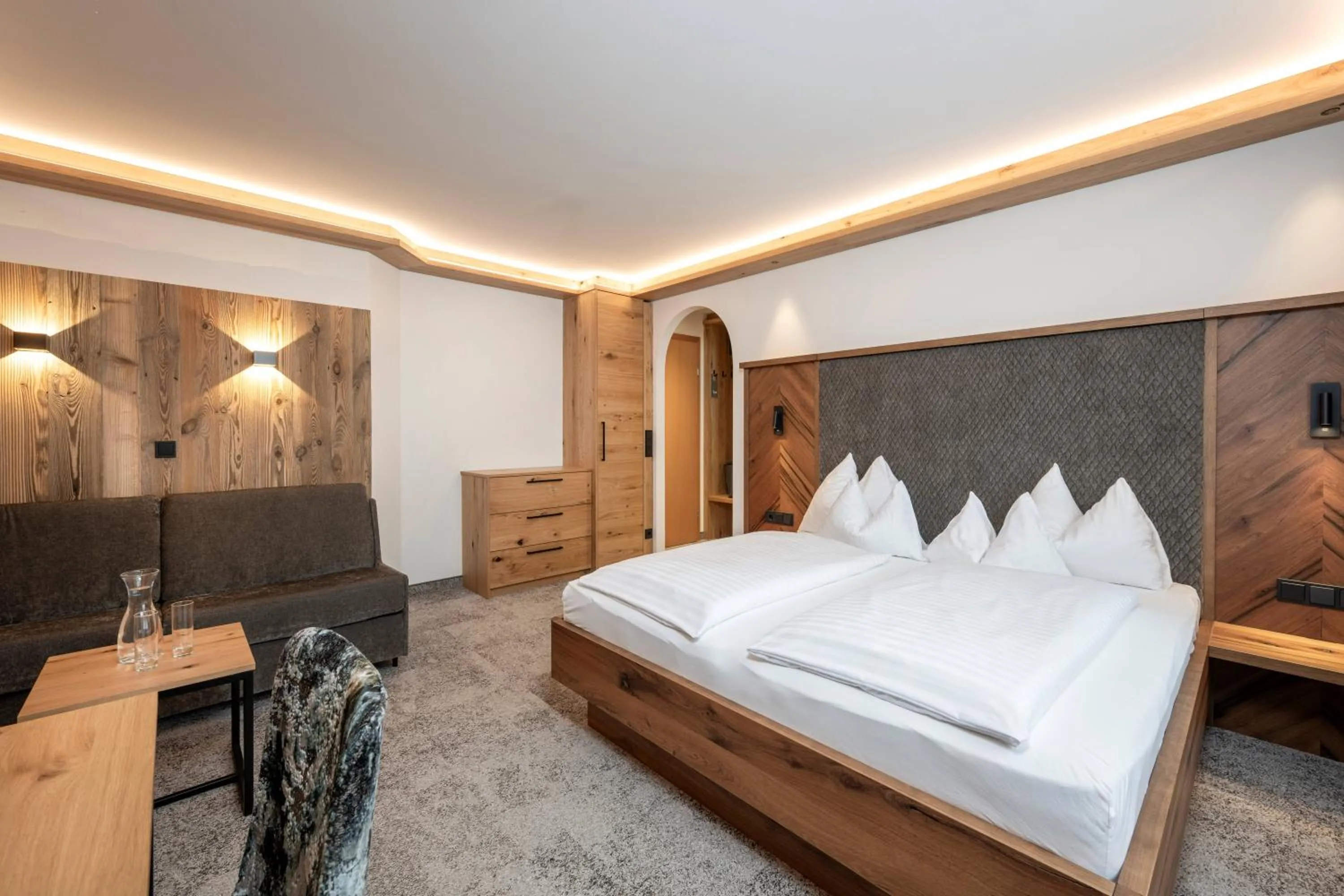 Bed in Hotel Wagrainerhof