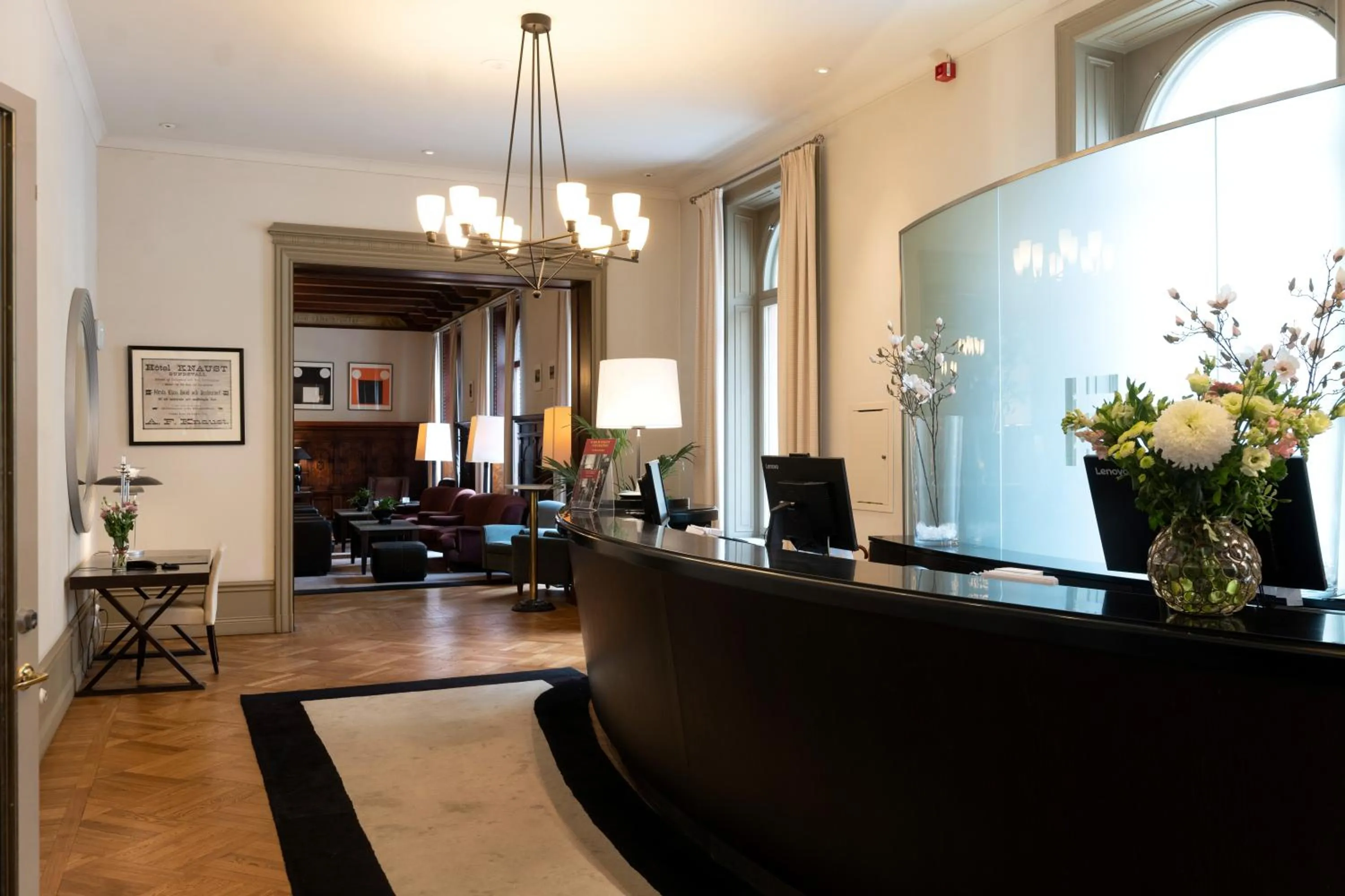 Lobby or reception in Elite Hotel Knaust