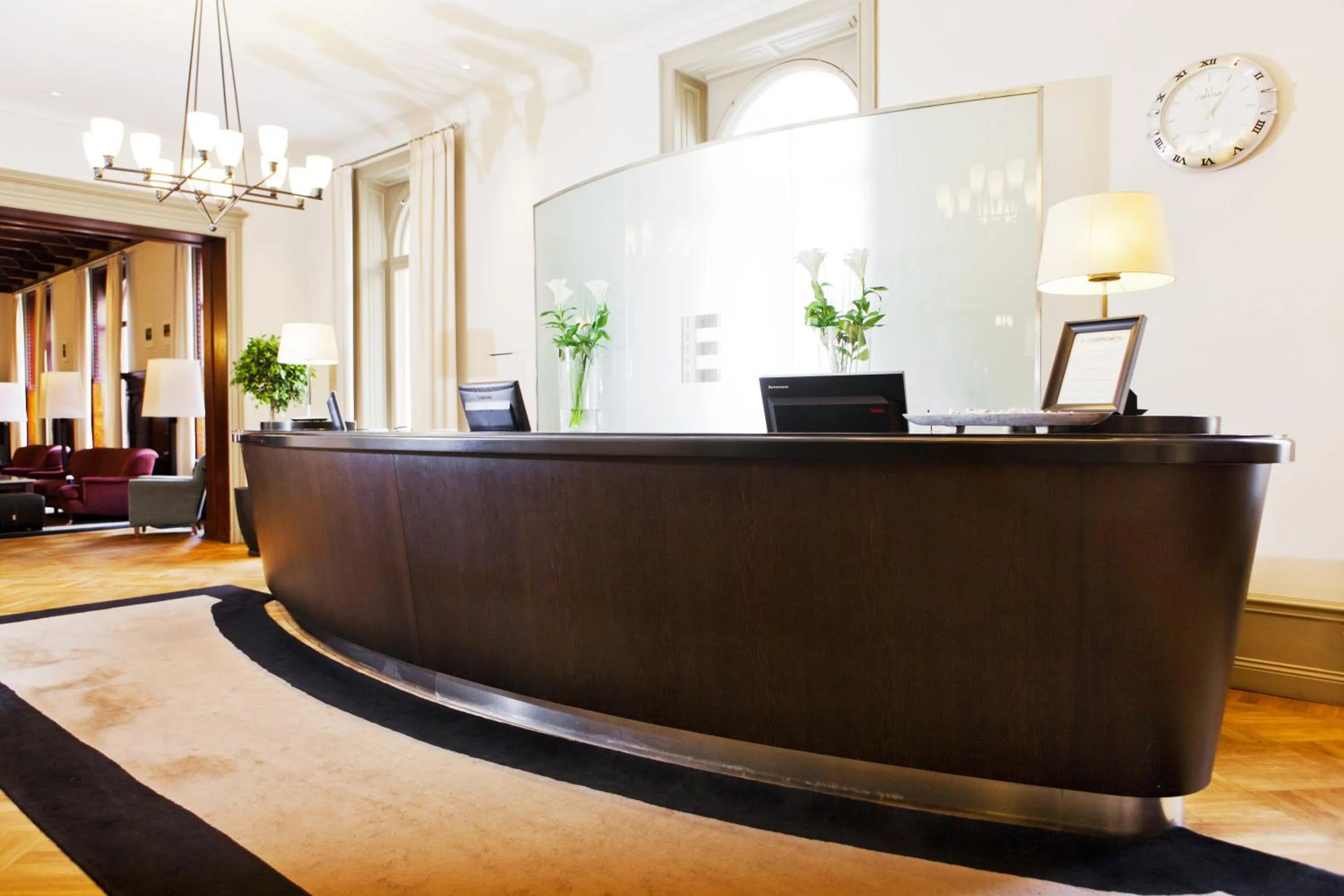 Lobby or reception in Elite Hotel Knaust