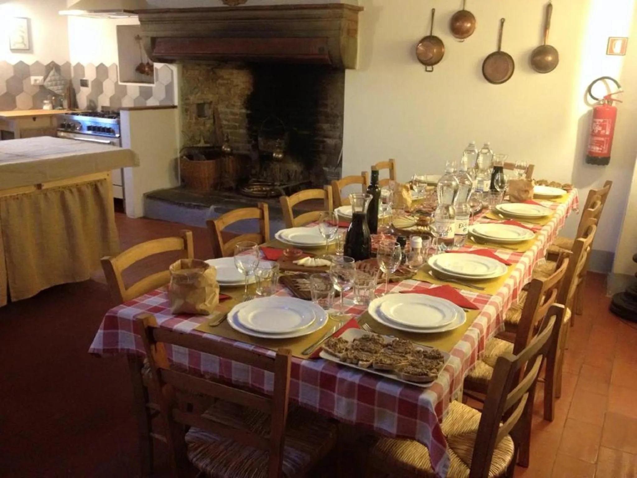 Dinner in Agriturismo Villa Dauphiné