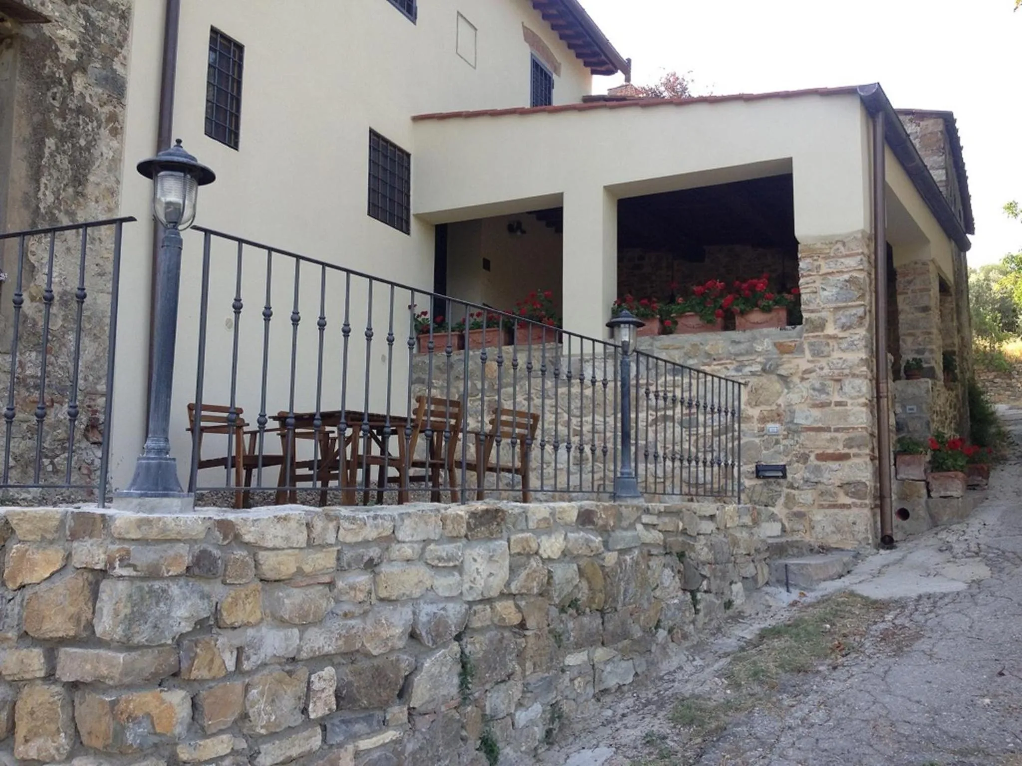 Balcony/Terrace in Agriturismo Villa Dauphiné