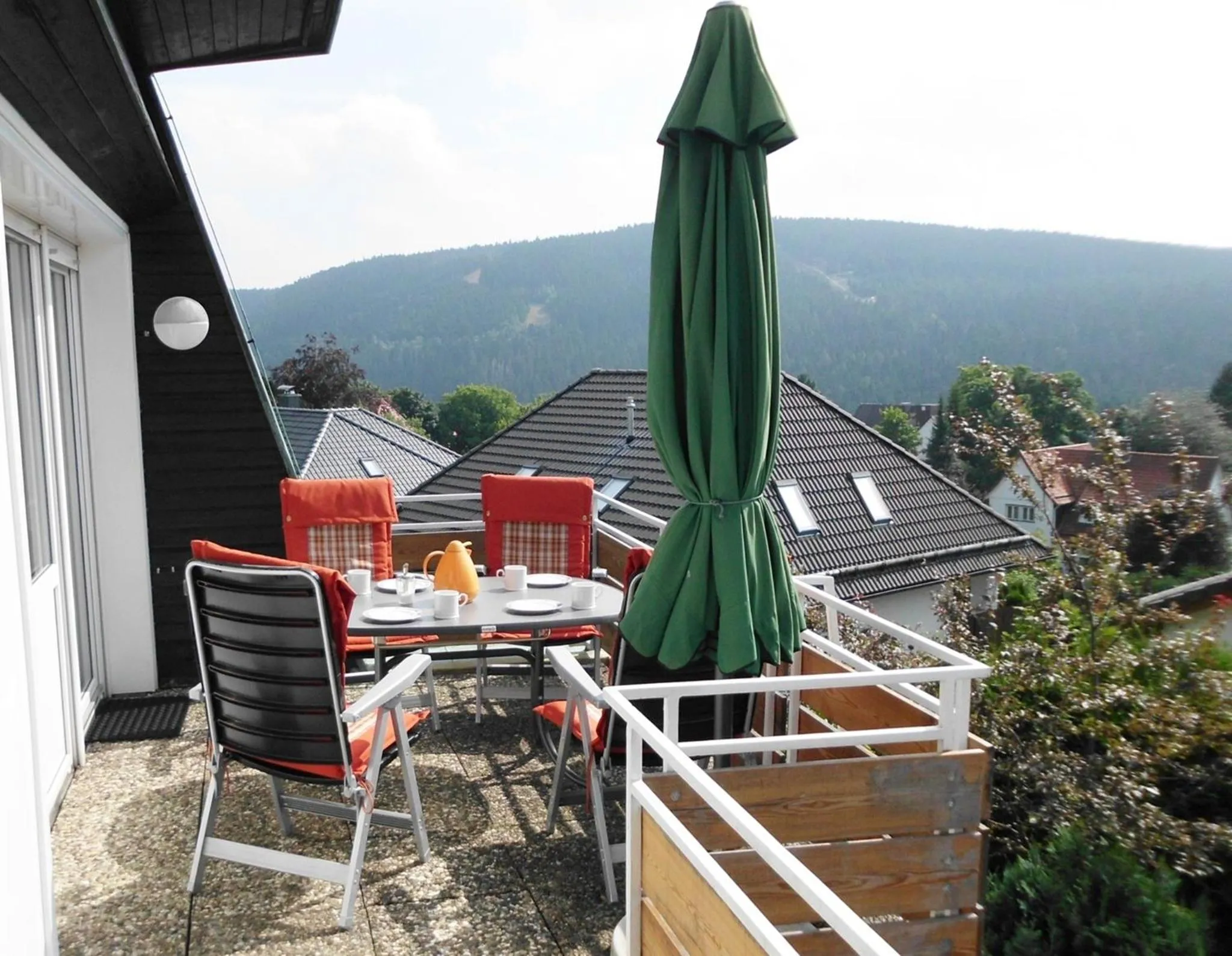 Mountain view in Premium-Ferienwohnungen Bergblick im Haus Hopfe