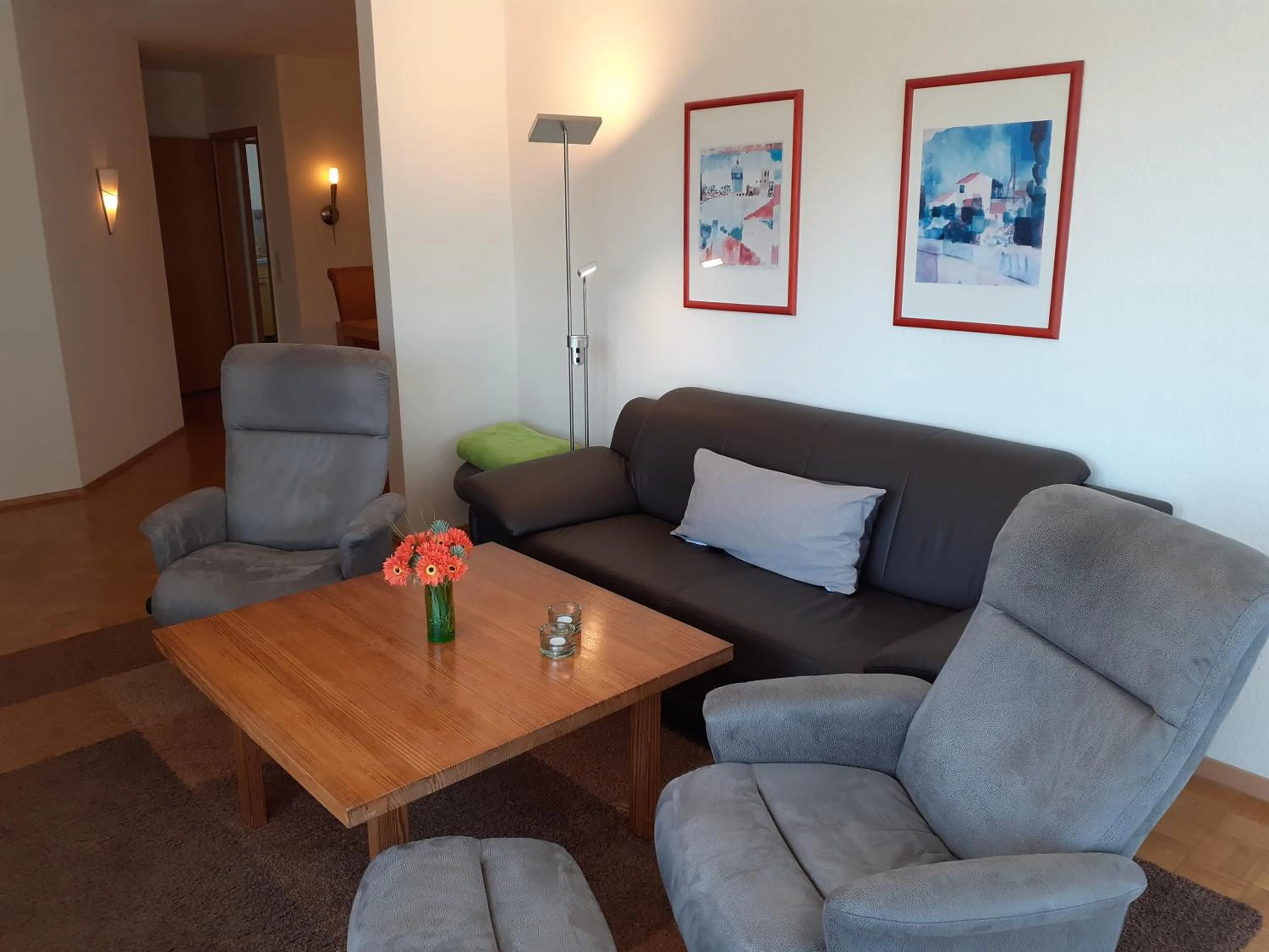 Living room in Premium-Ferienwohnungen Bergblick im Haus Hopfe