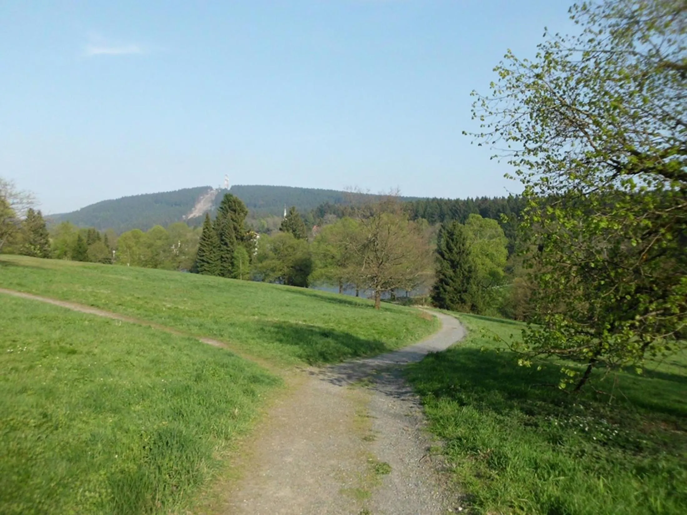 Natural landscape in Premium-Ferienwohnungen Bergblick im Haus Hopfe