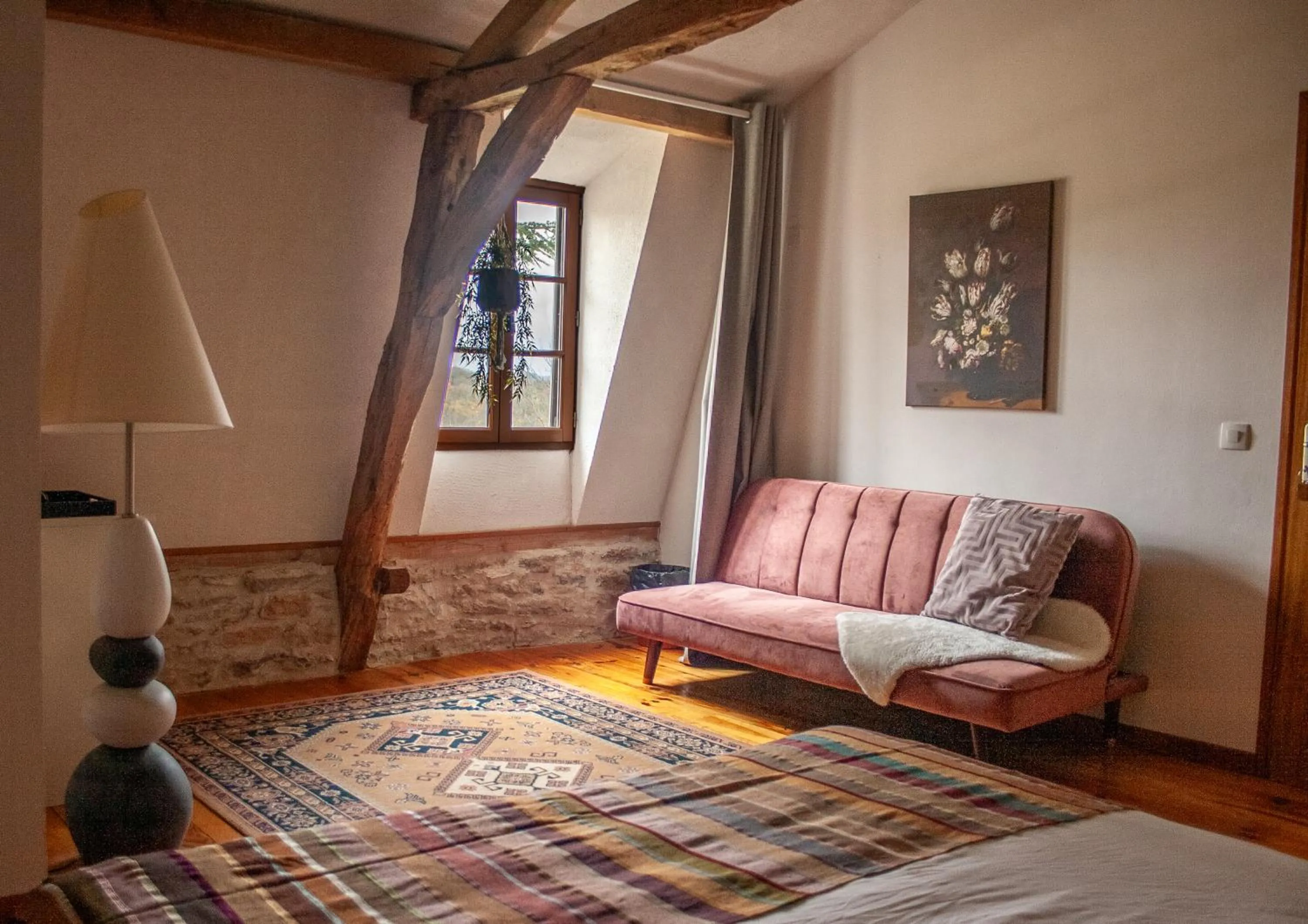 Bedroom, Bed in Chambres d'hôtes Pech Blanc