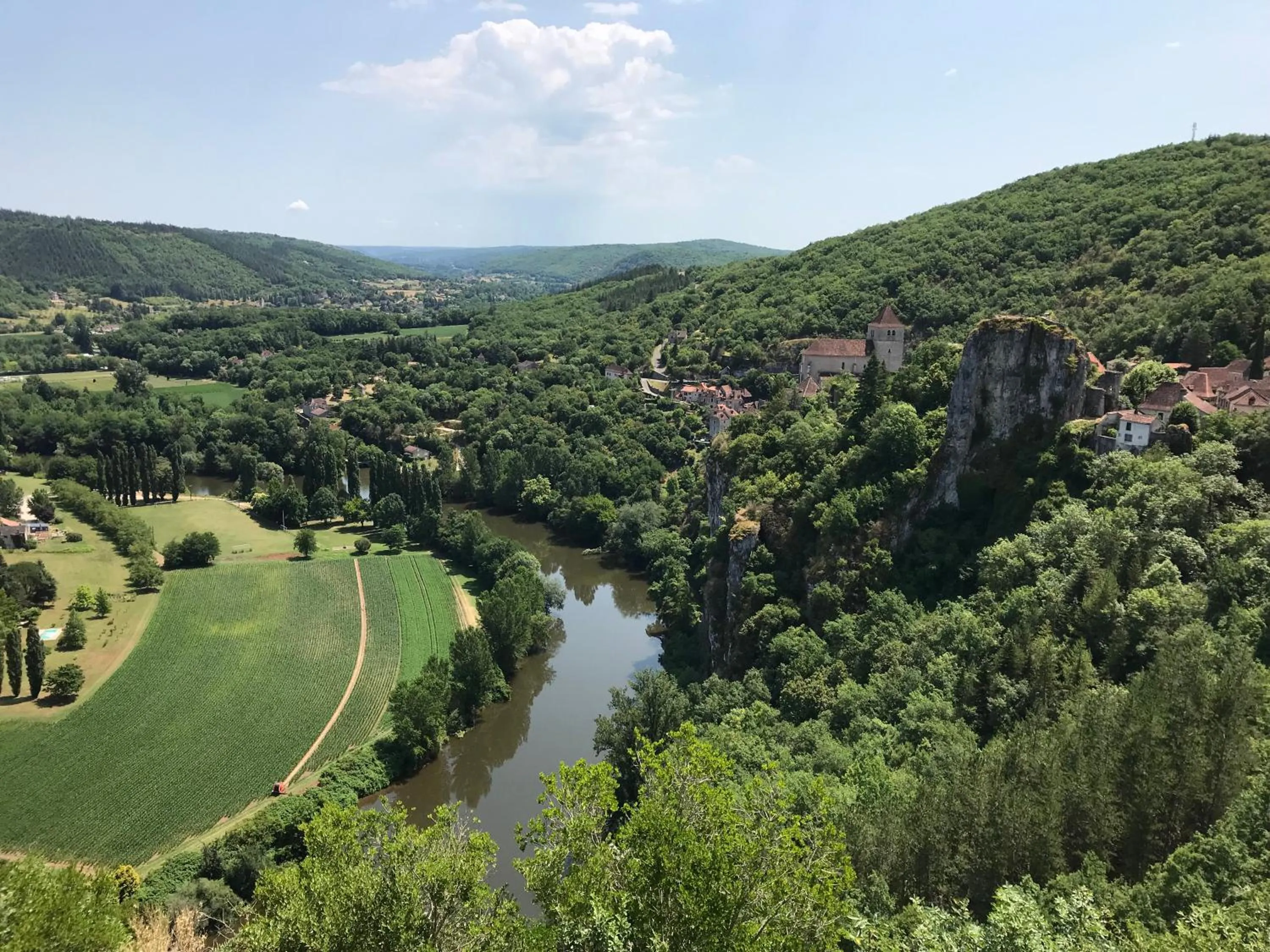 Natural landscape in Chambres d'hôtes Pech Blanc
