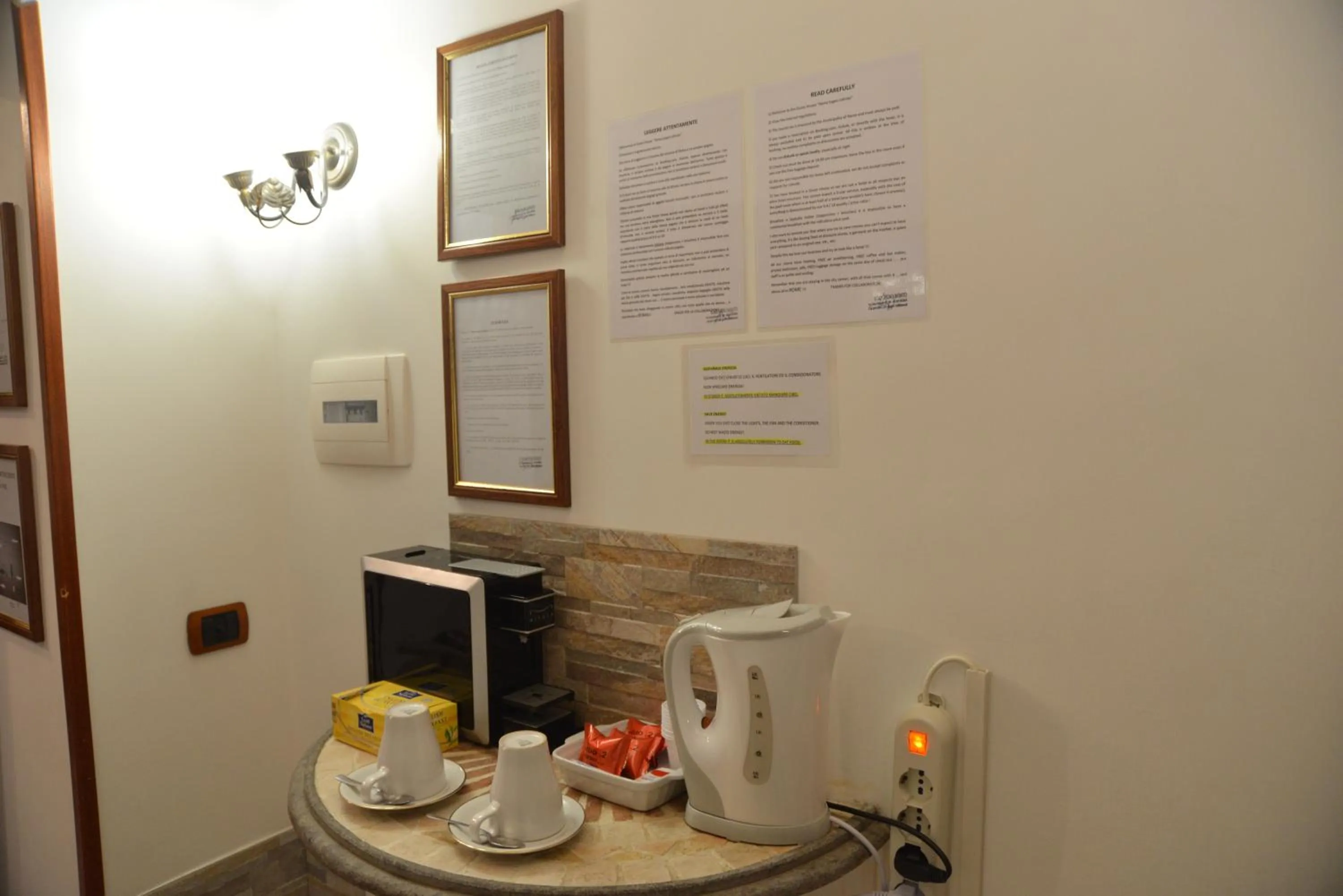 Coffee/tea facilities in Roma sogno infinito