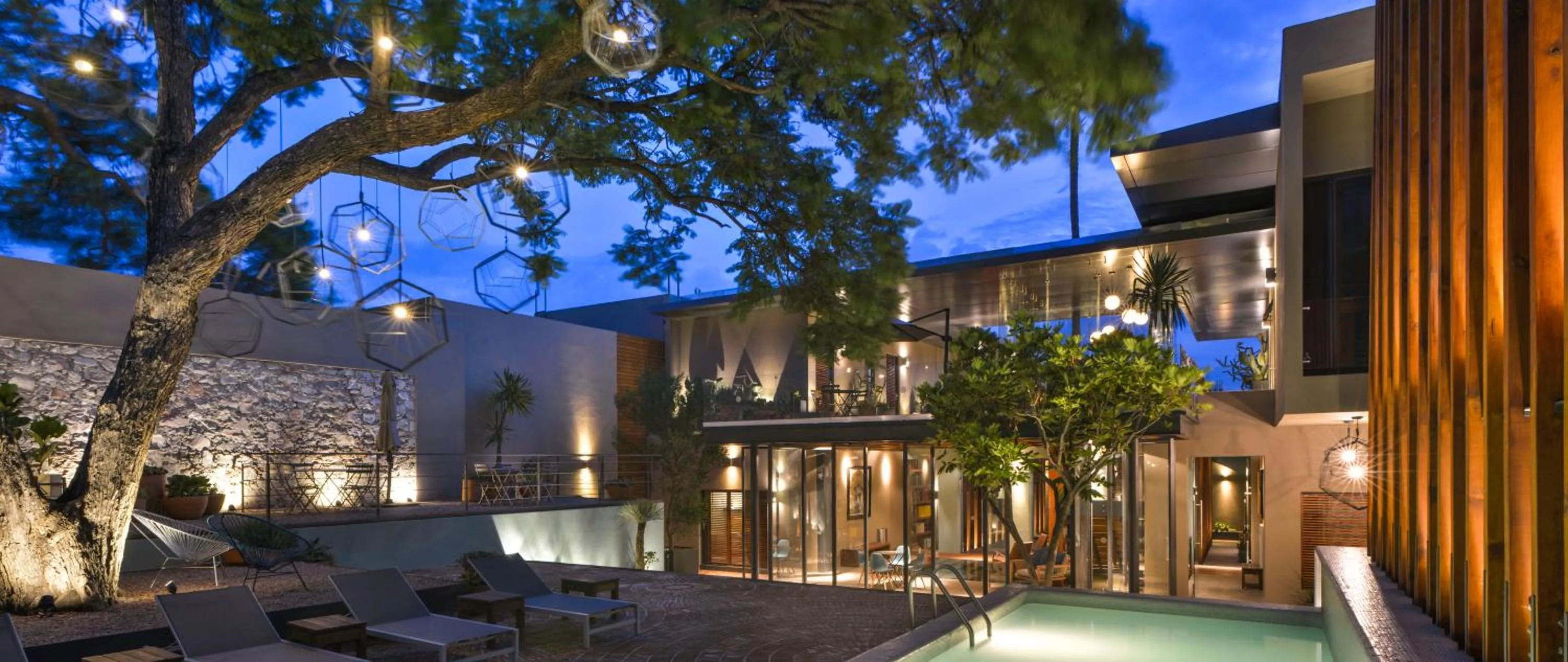 Patio in Hotel Criol