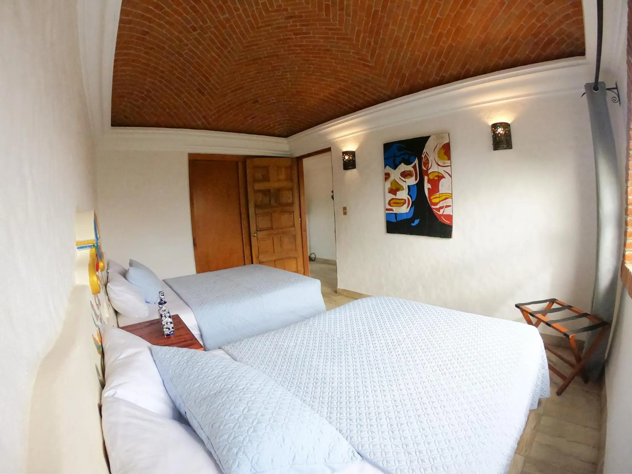 Bedroom, Bed in Hacienda San Patricio