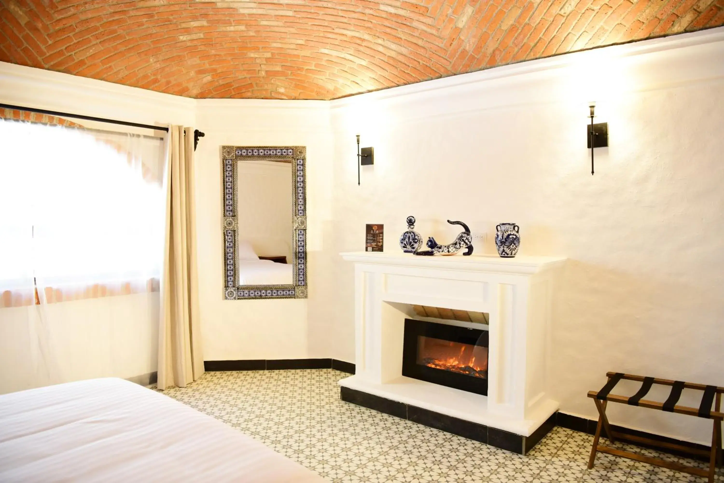 Queen Room with Balcony - single occupancy in Hacienda San Patricio Queen Room with Balcony - single occupancy in Hacienda San Patricio