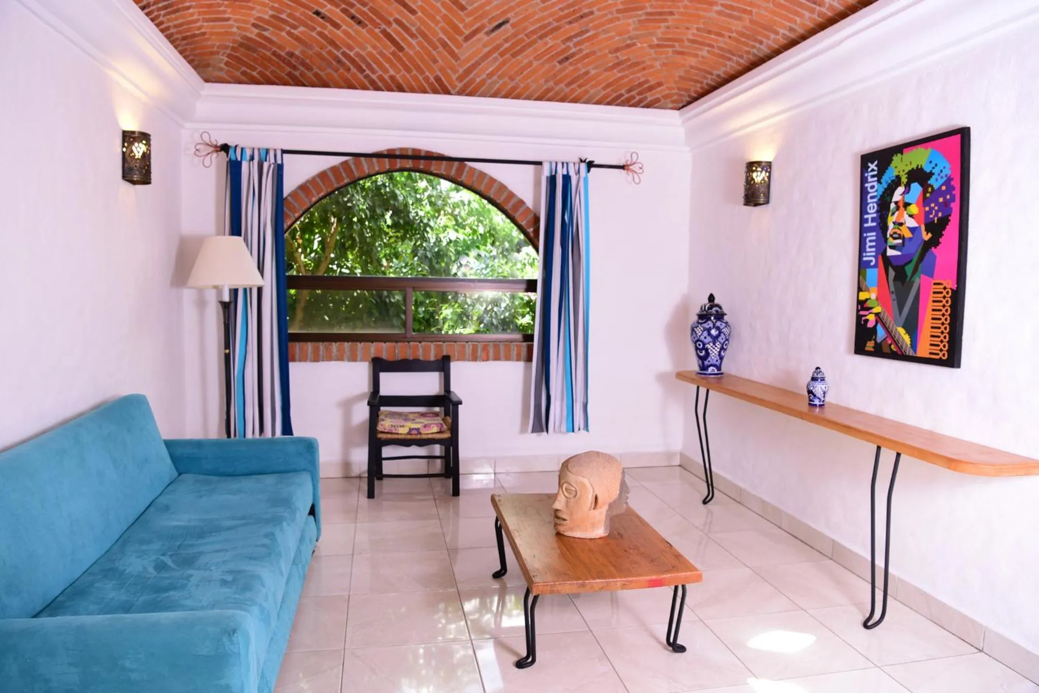 Living room in Hacienda San Patricio