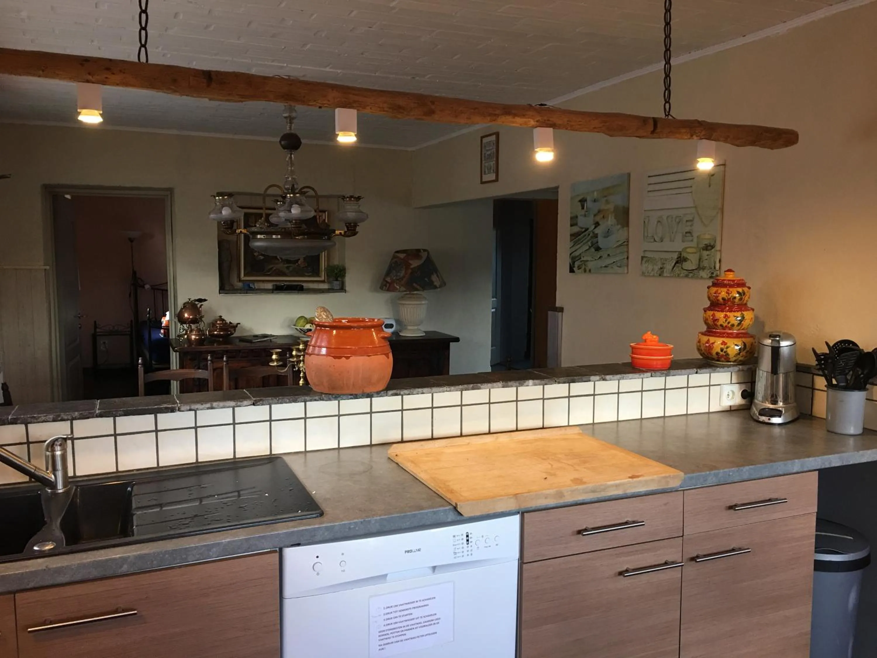 Decorative detail in B&B De Eifelhoeve