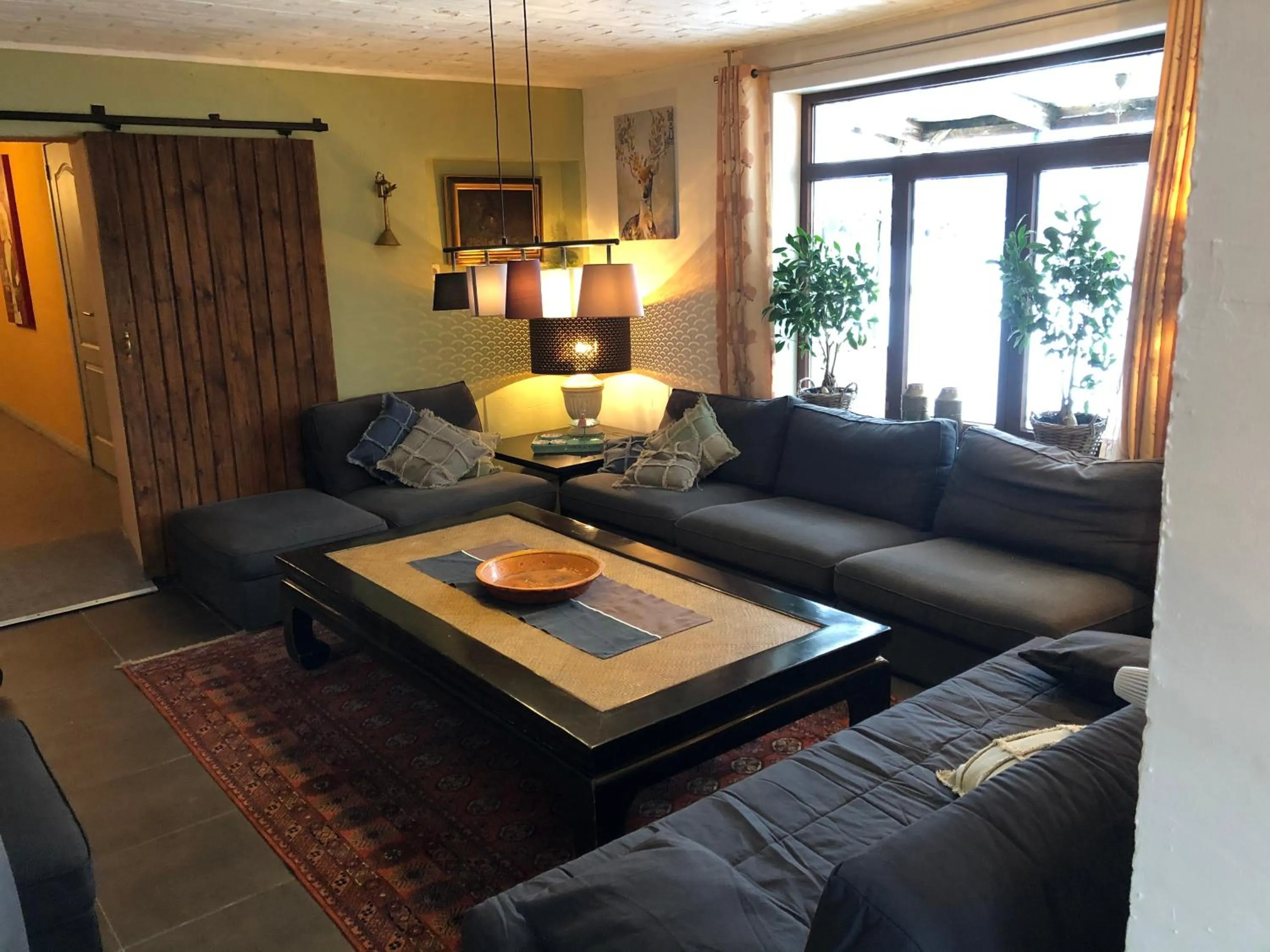 Living room in B&B De Eifelhoeve