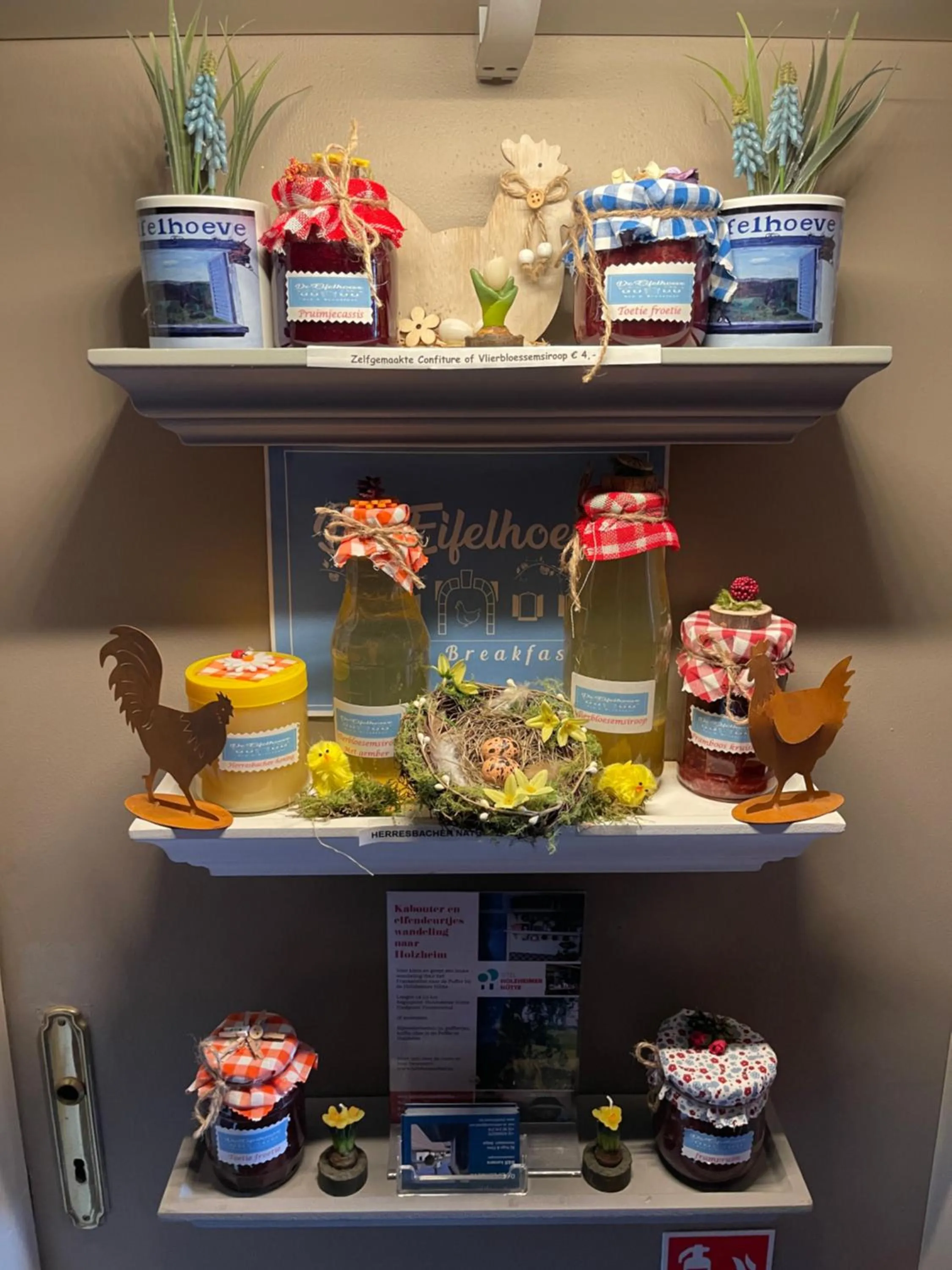 Food and drinks in B&B De Eifelhoeve