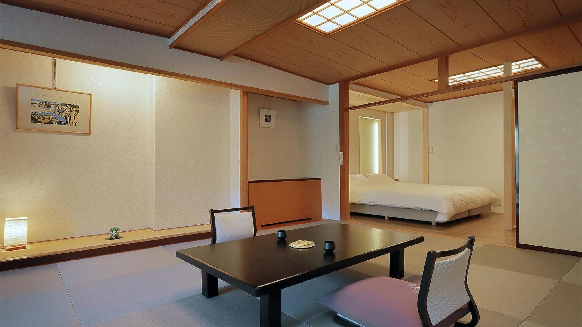 Living room, Bed in Tsuganoki
