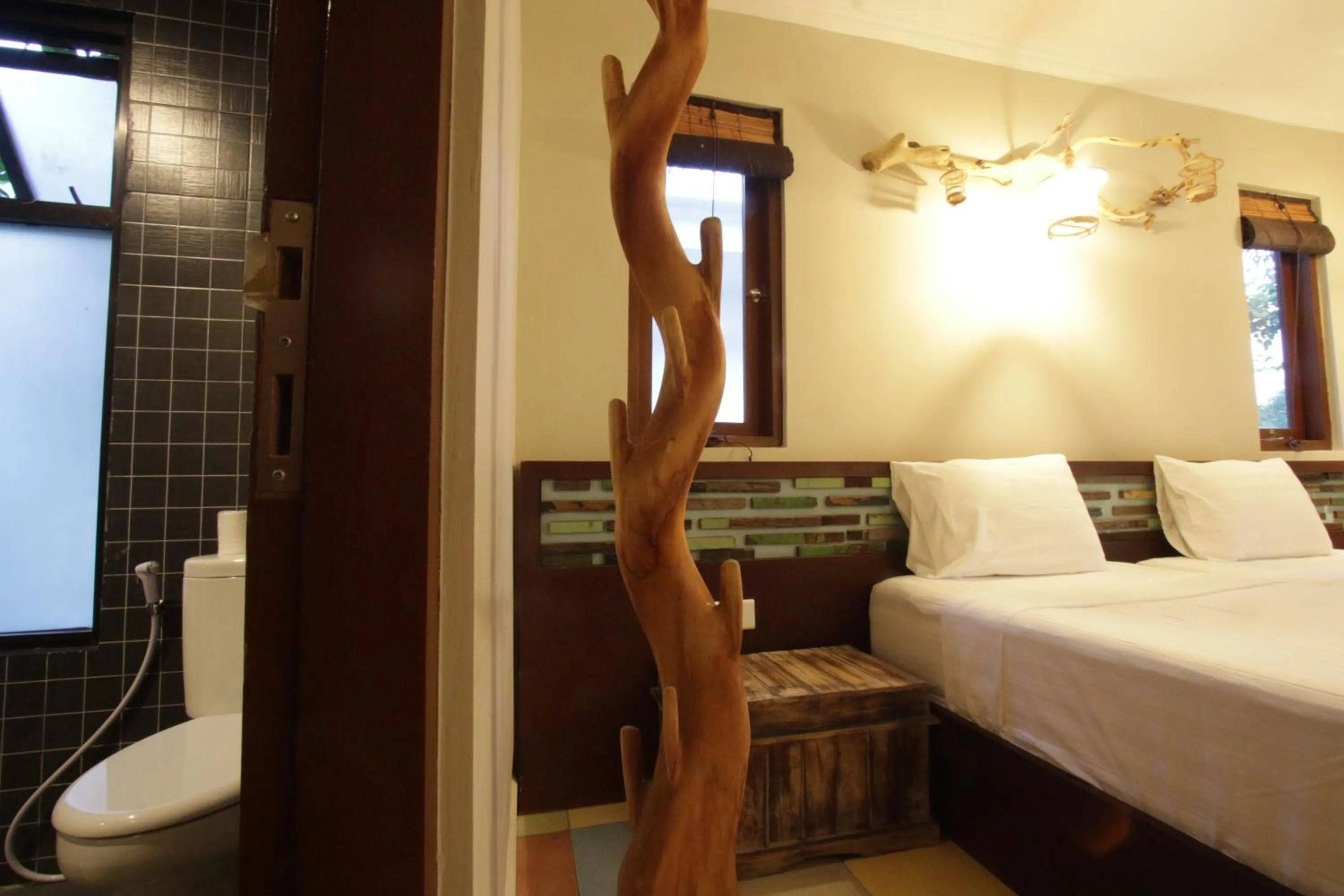 Bedroom, Bed in Green Bird Villa