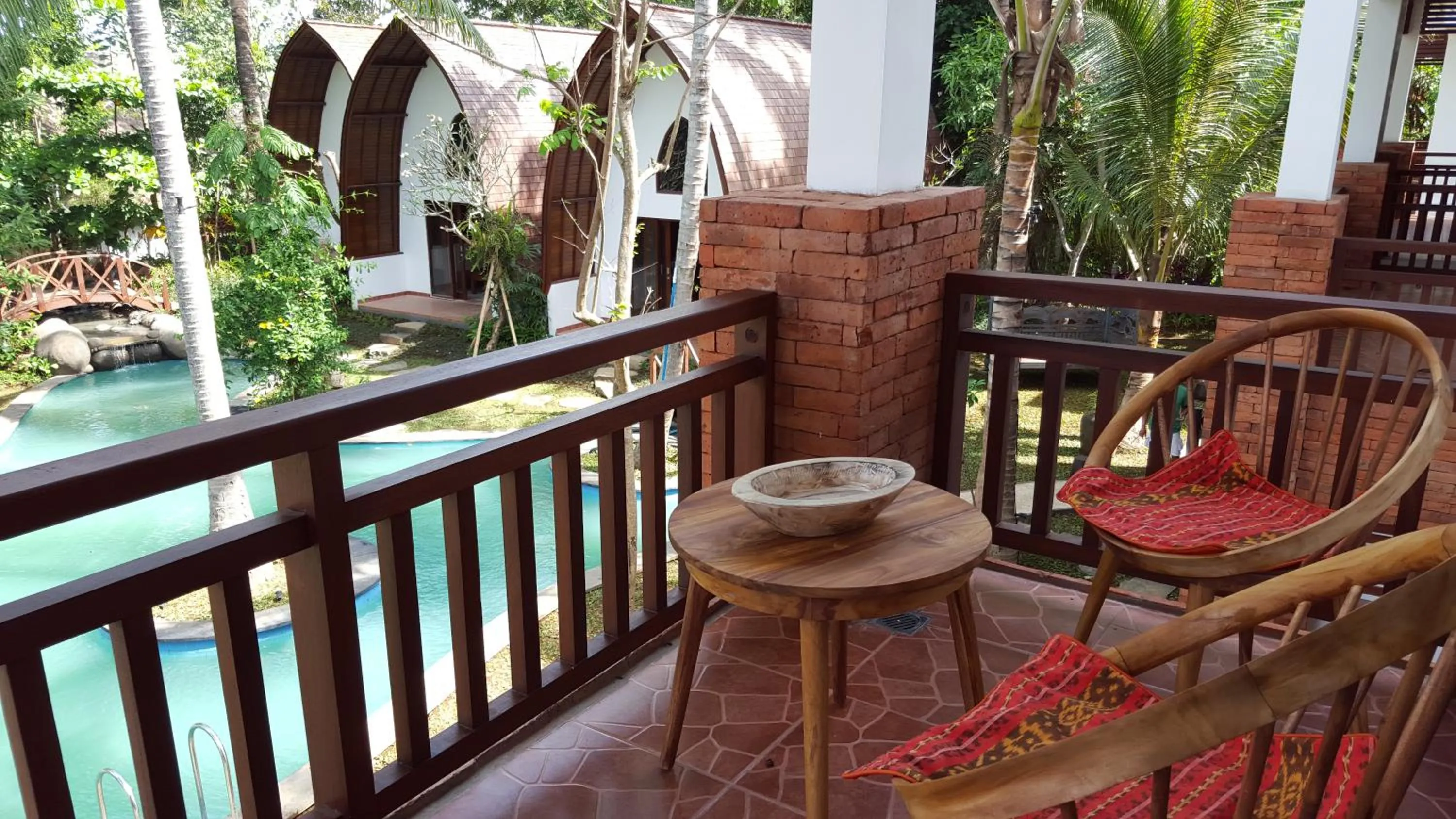 Balcony/Terrace in Green Bird Villa