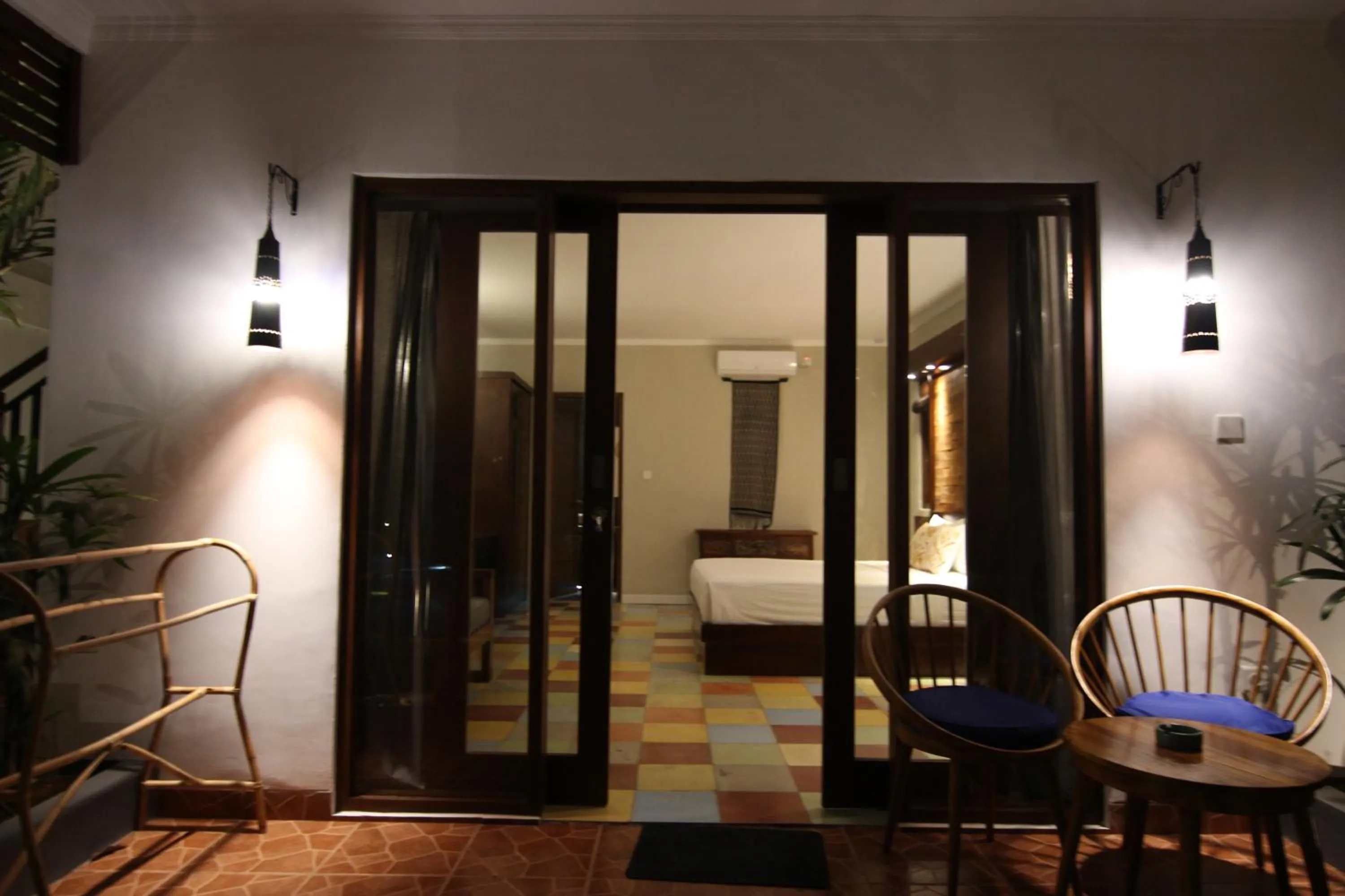 View (from property/room), Bed in Green Bird Villa