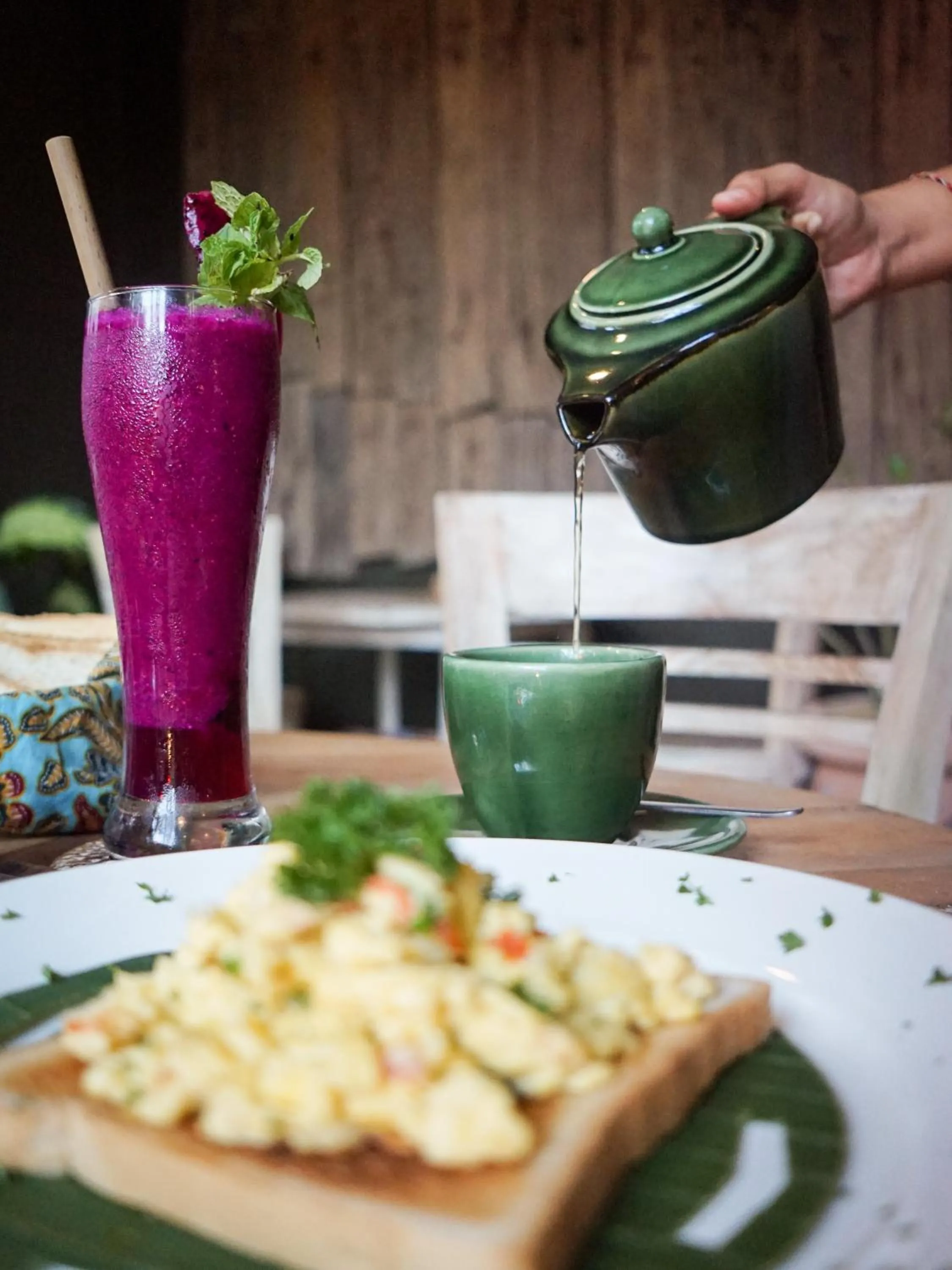 Food in Green Bird Villa