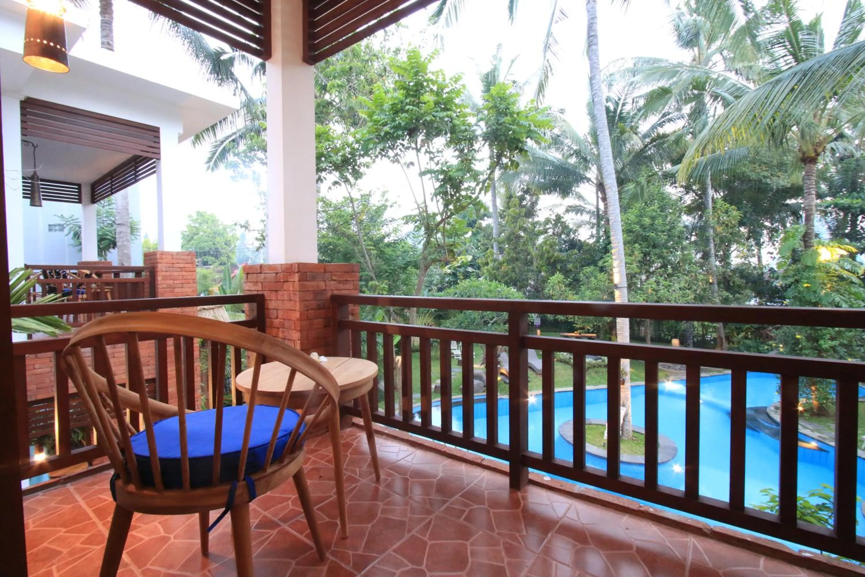 Balcony/Terrace in Green Bird Villa