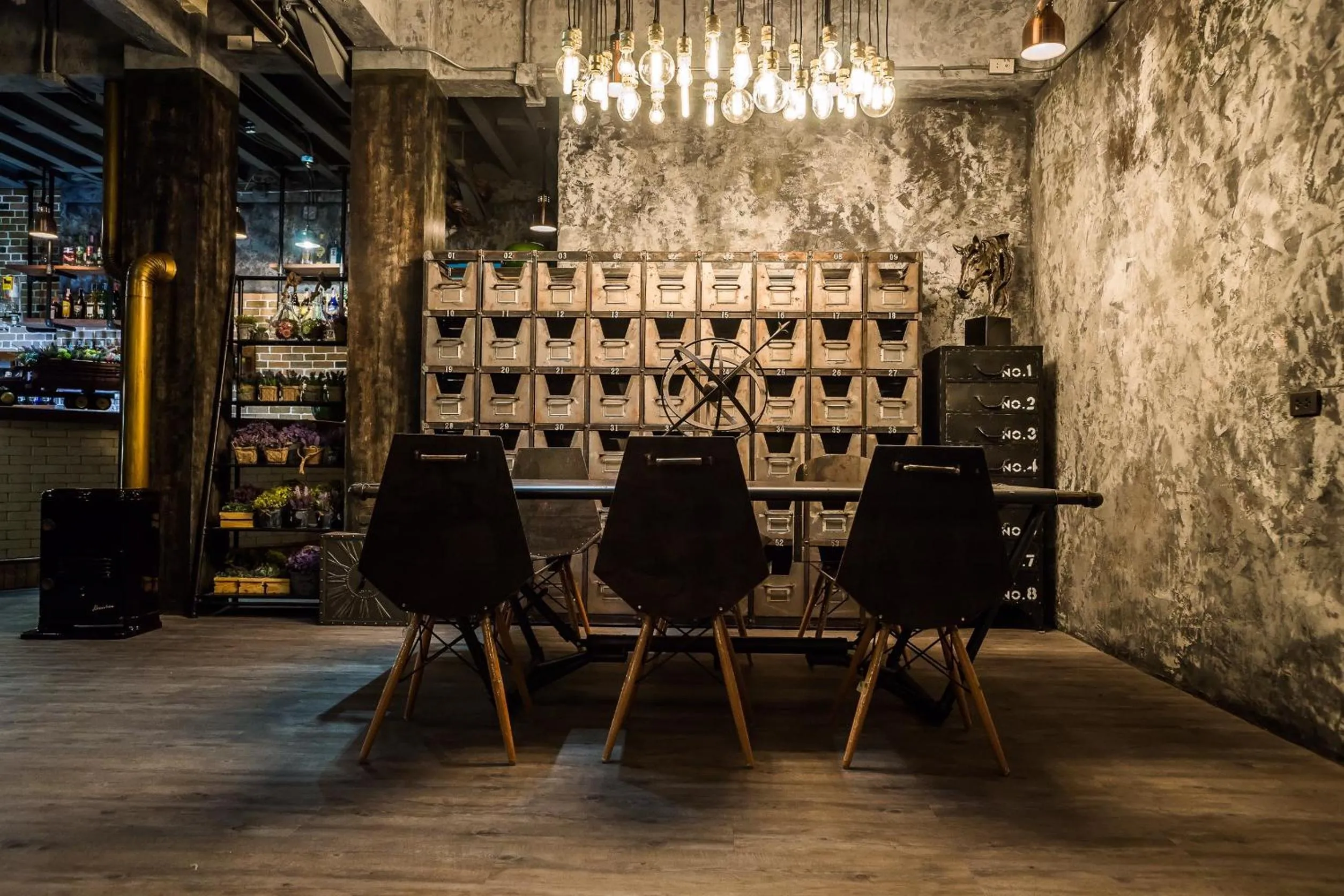 Decorative detail in Nonze Hostel