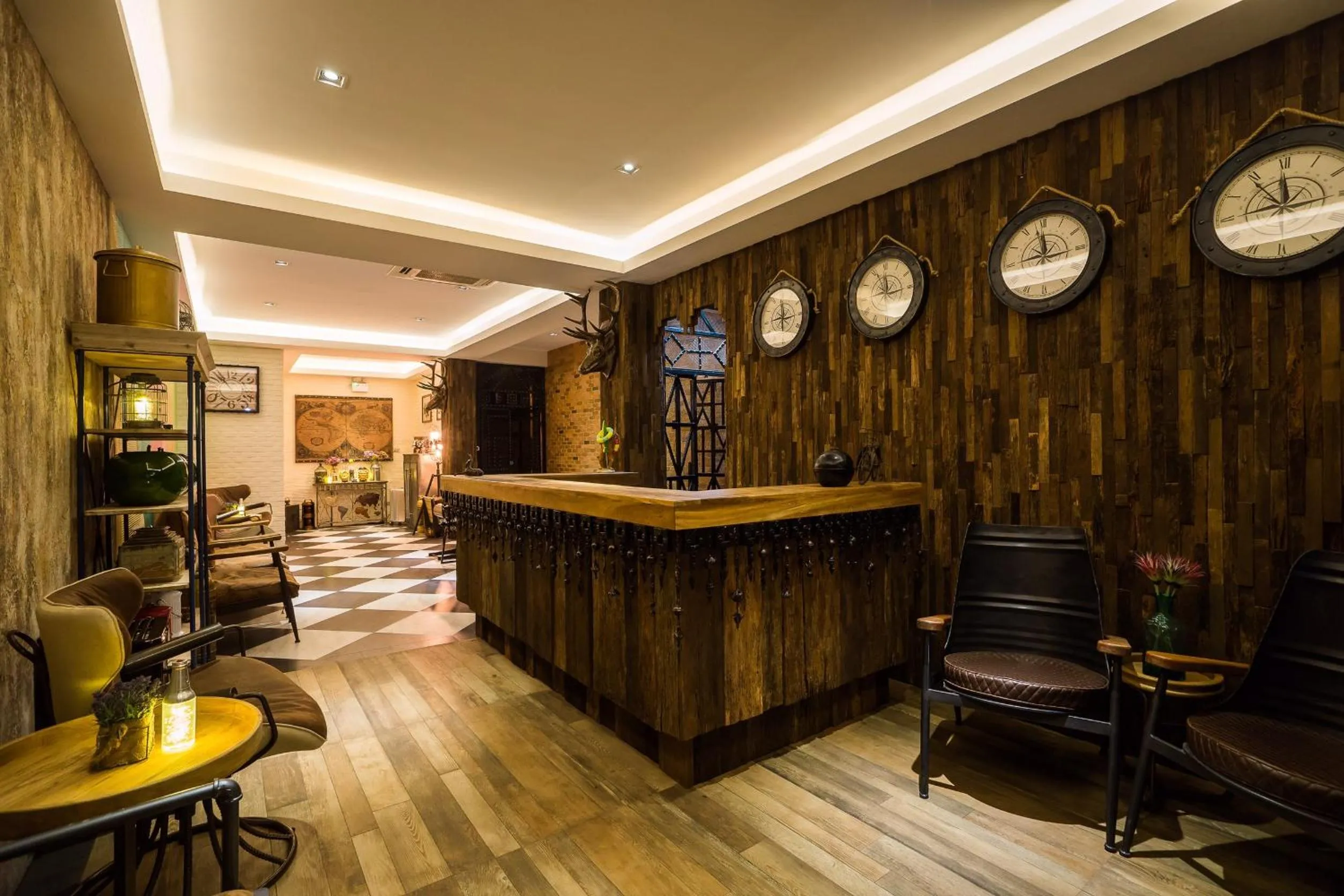 Lobby or reception in Nonze Hostel