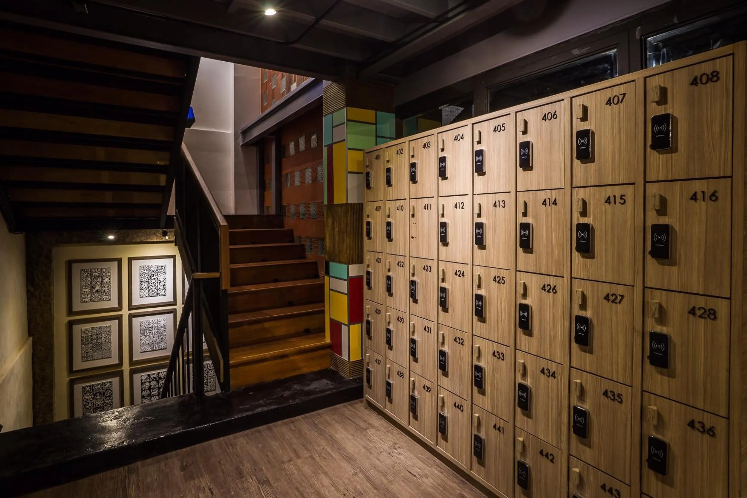 Decorative detail in Nonze Hostel