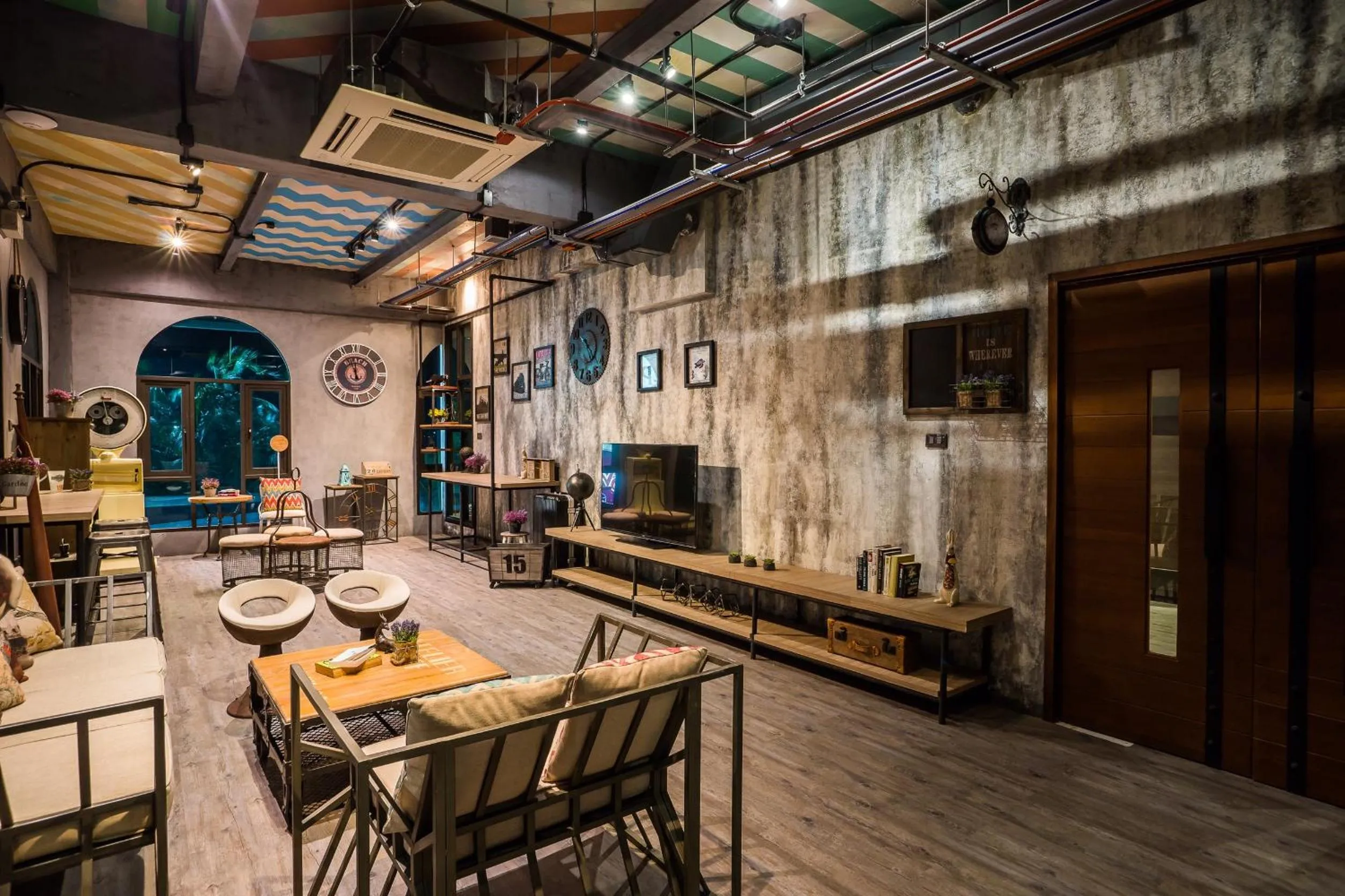 Living room in Nonze Hostel